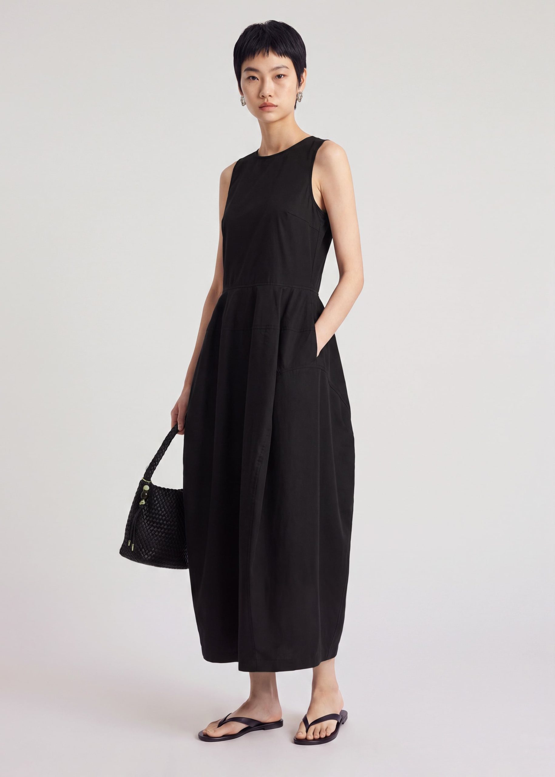 Poplin Cocoon Dress - Image 2