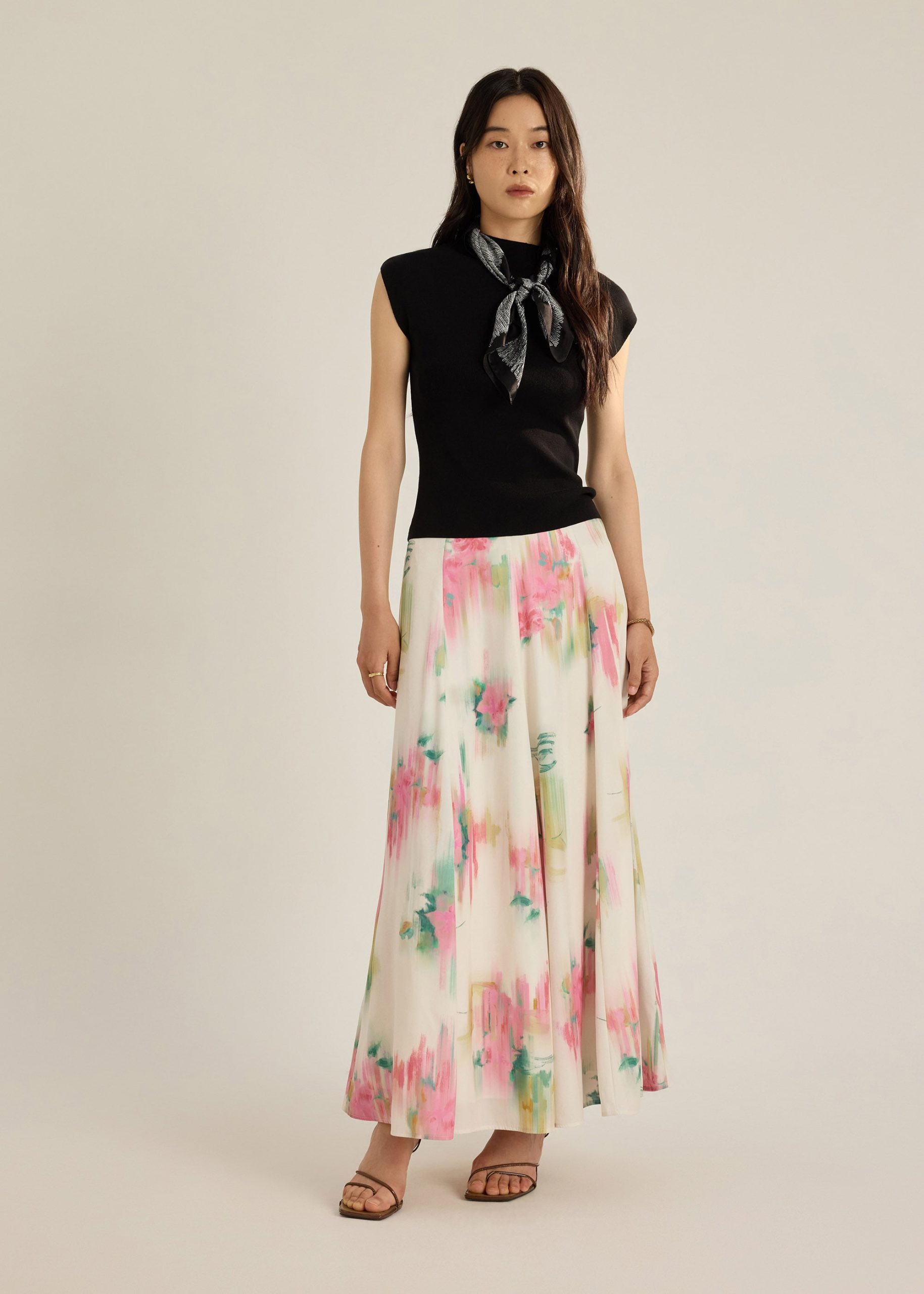 Flare Skirt in Summer Haze - Image 2