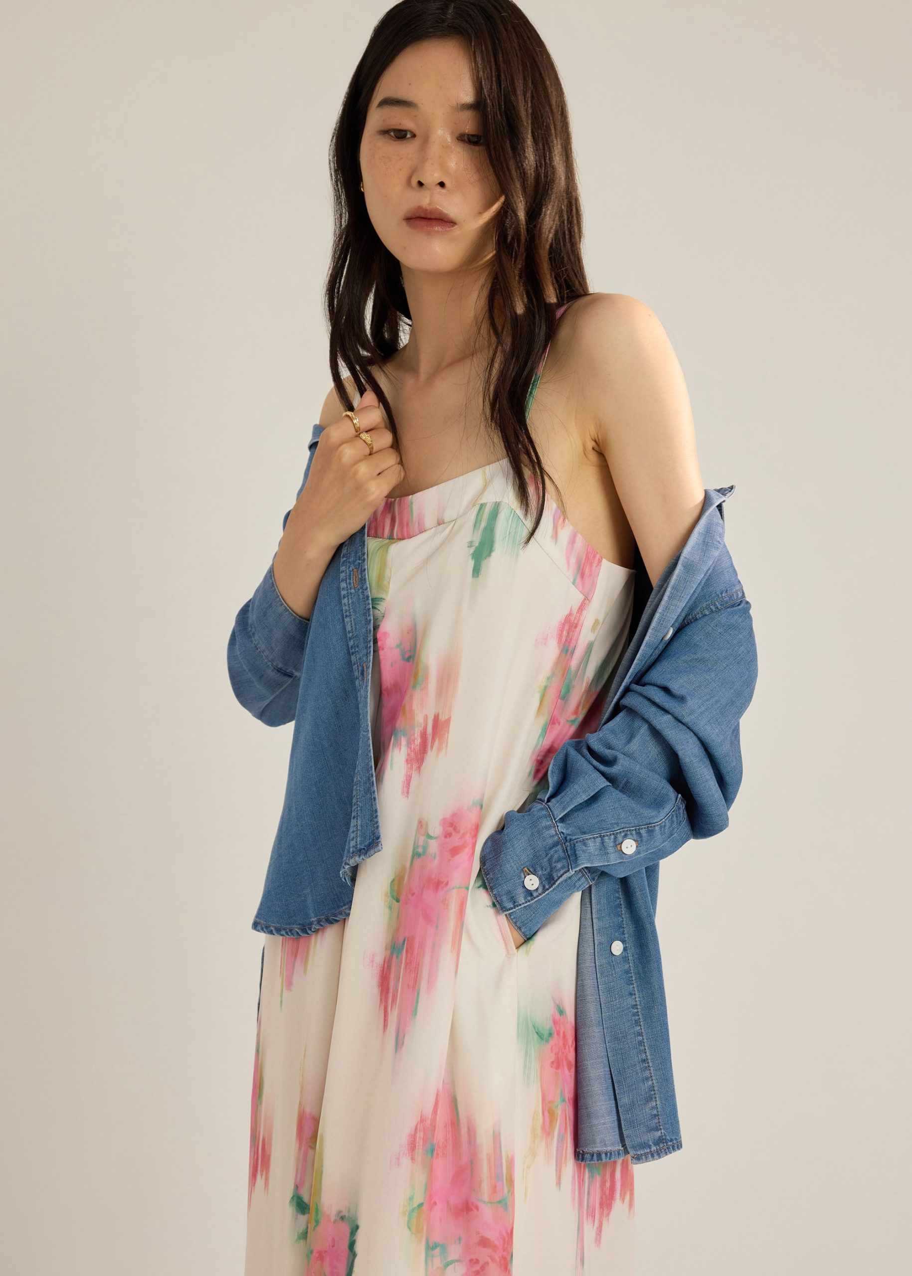 Wide Leg Jumpsuit in Summer Haze - Image 4
