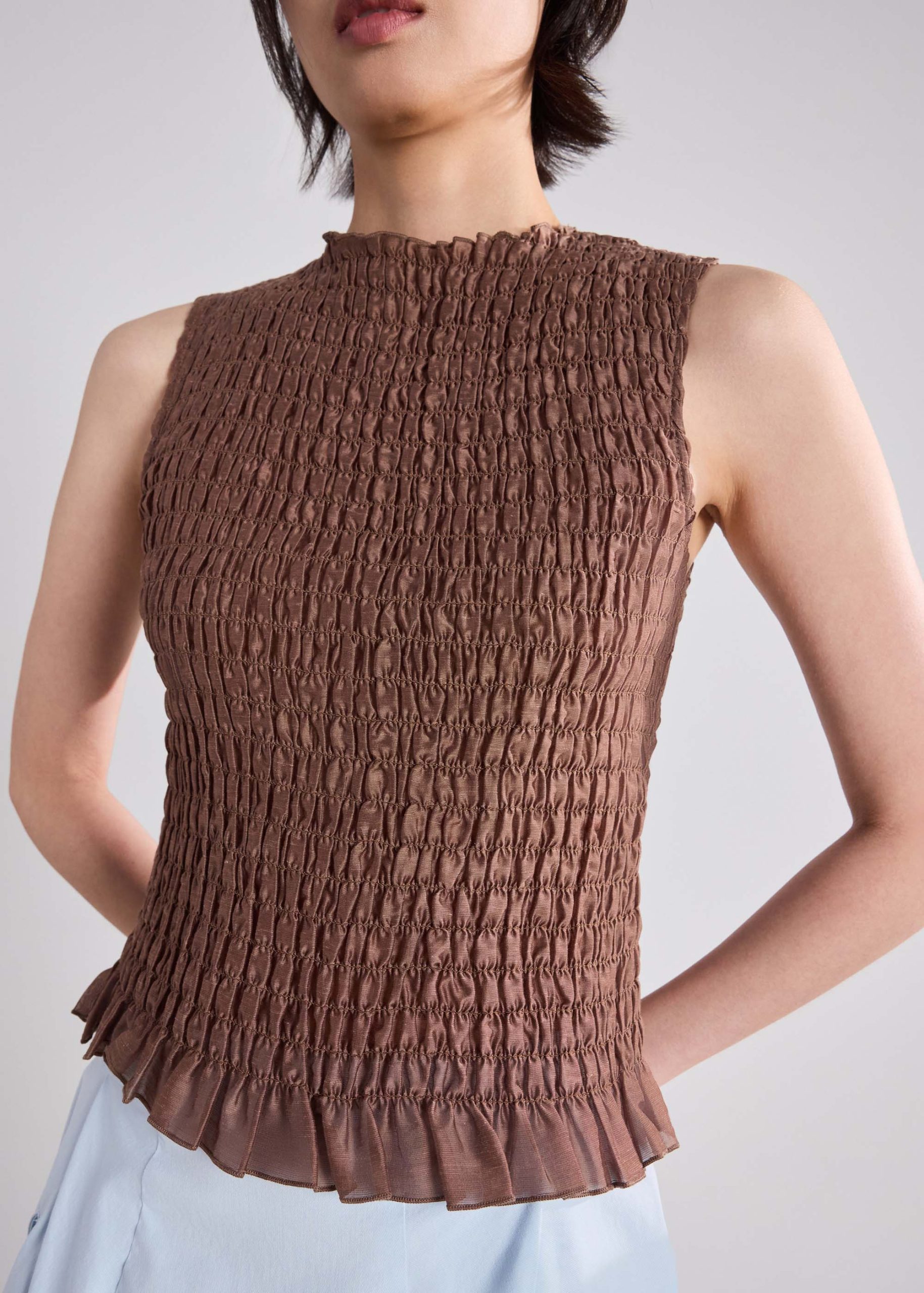 Lyocell Smocked Top - Image 13