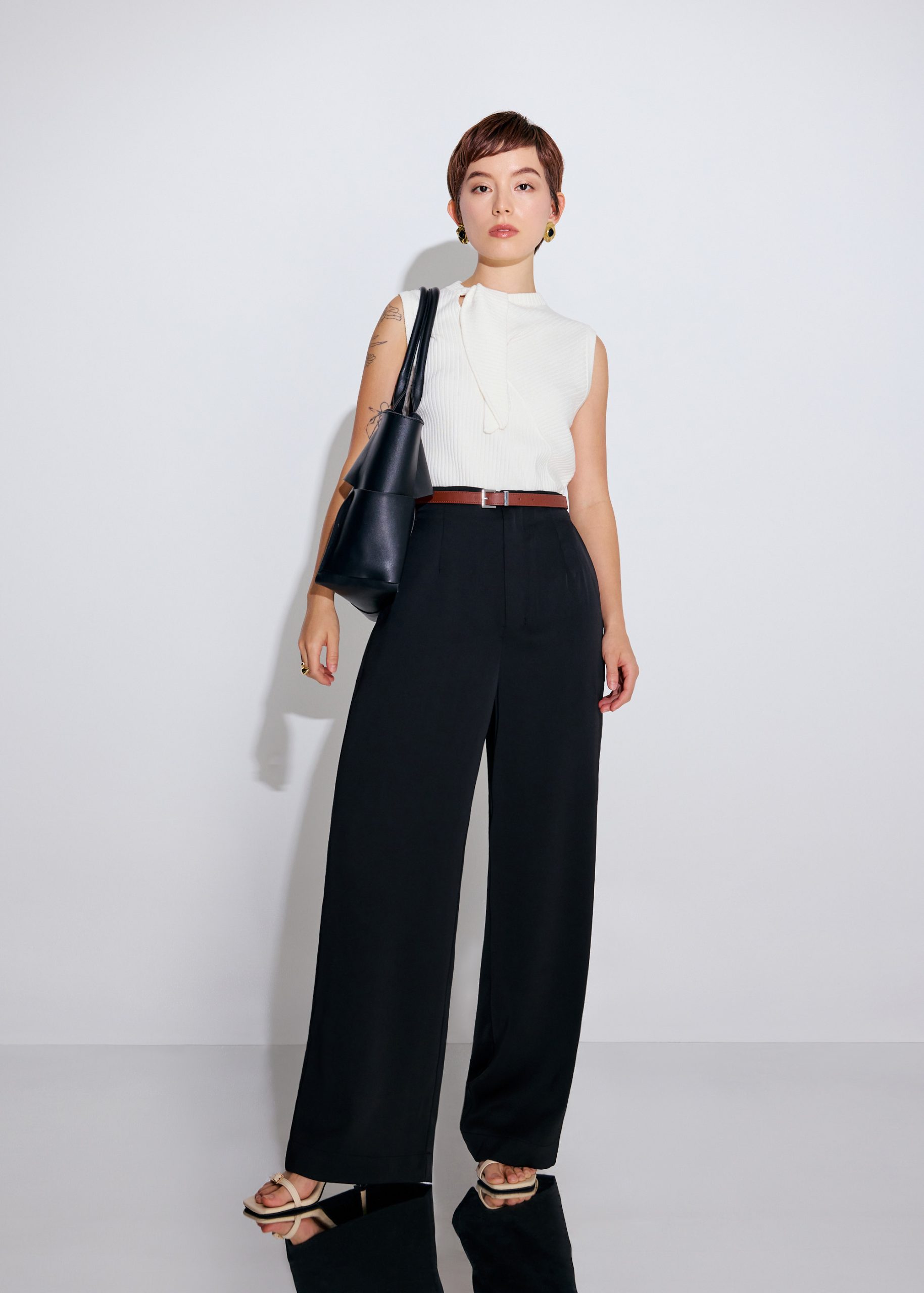 Leggy??Seva Satin Straight Leg Pants - Image 7