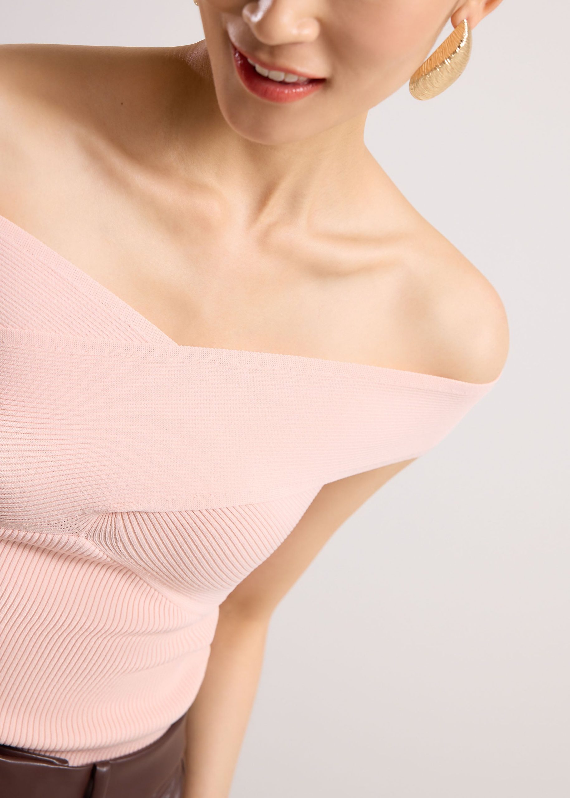 Aditi Multi-way Cross Over Knit Top - Image 11