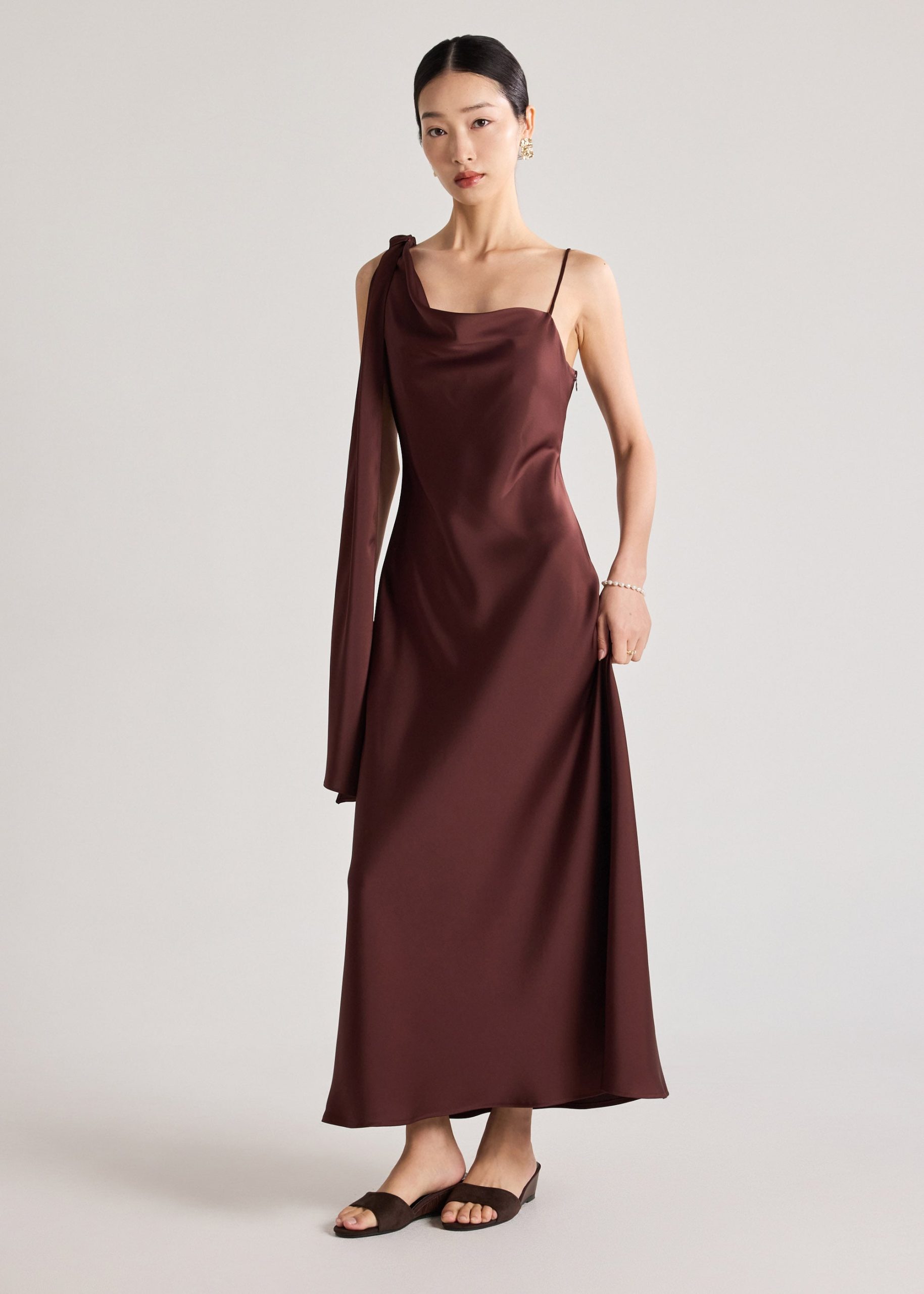 BraFree by LB Multi-way Satin Bias Cut Dress - Image 16