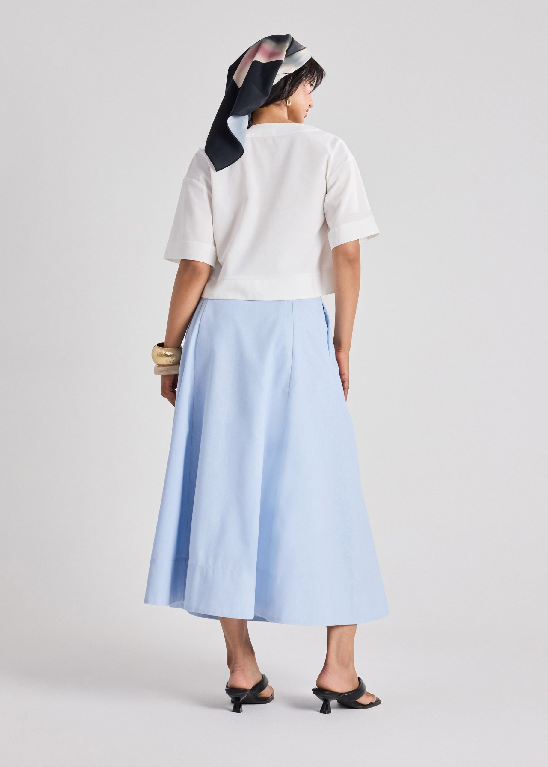 Sandra Flare Midaxi Skirt - Image 17