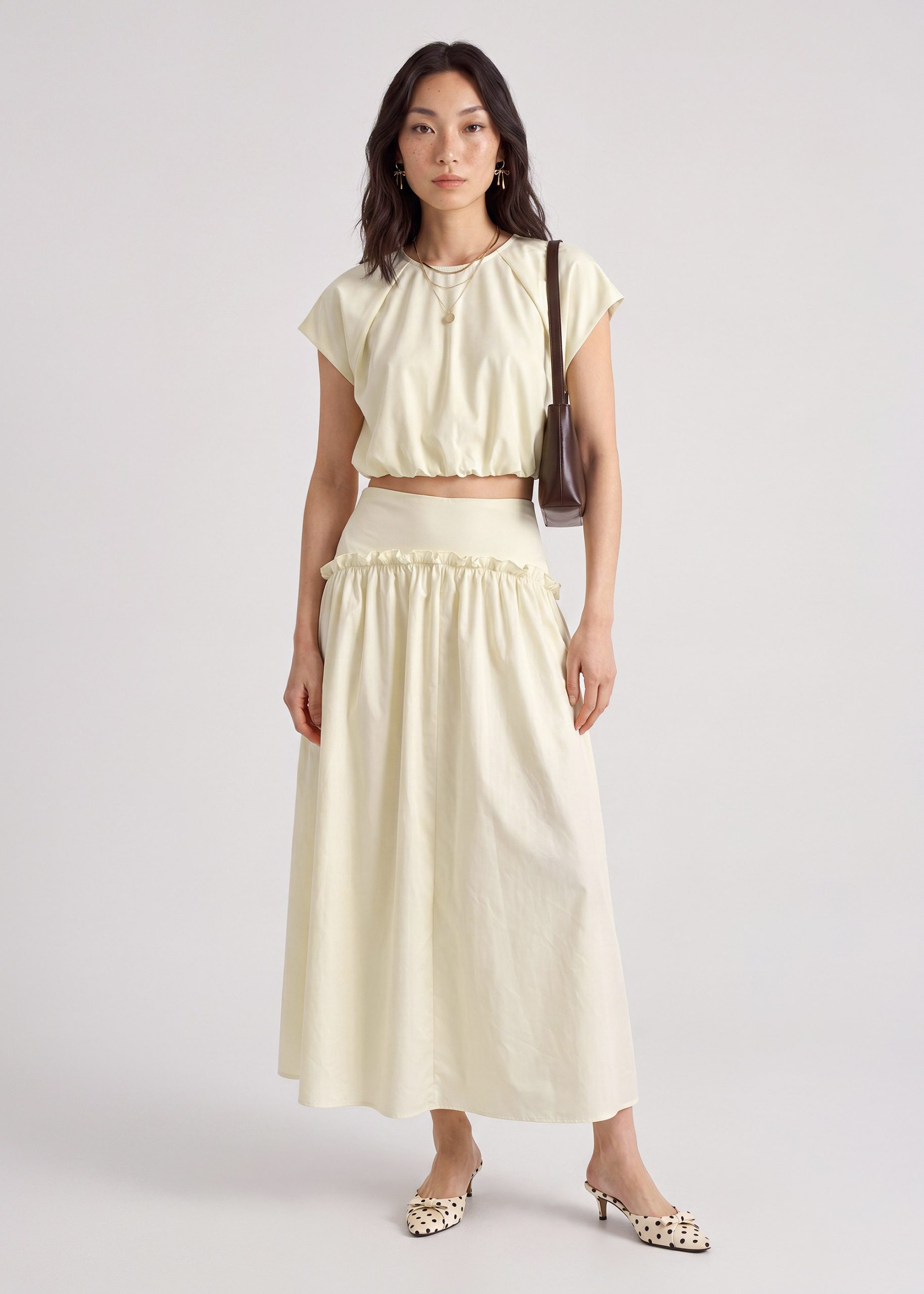 Poplin Balloon Crop Top - Image 4