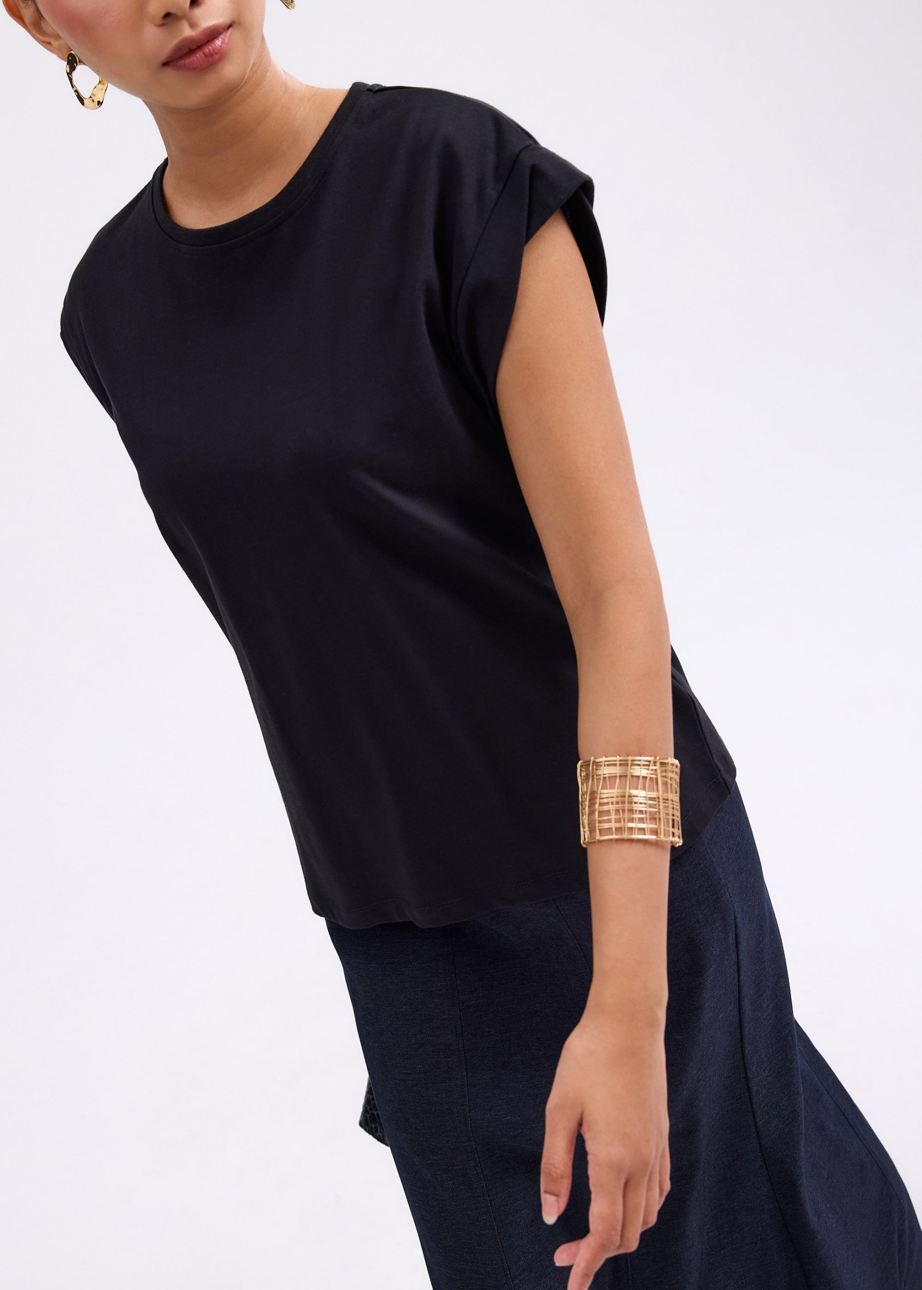 Gia Relaxed Jersey Muscle Tee - Image 5