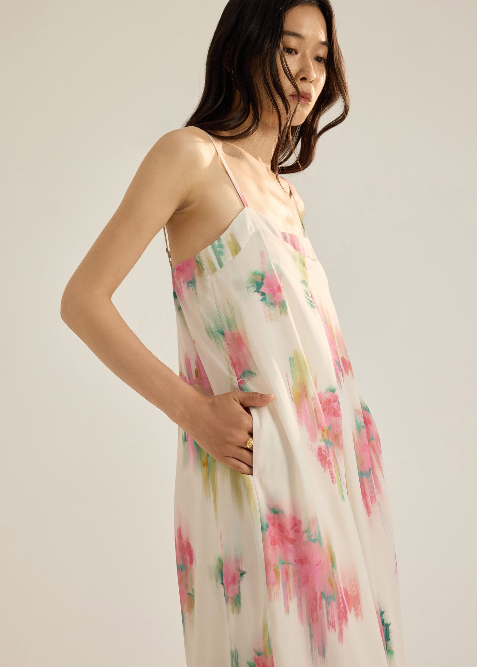 Wide Leg Jumpsuit in Summer Haze - Image 2