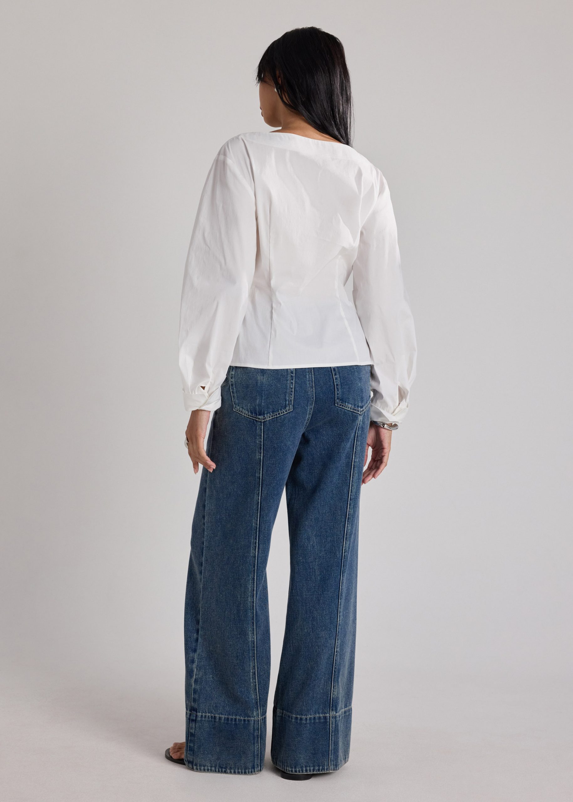 RuchedReady® Cotton Fitted Top - Image 4