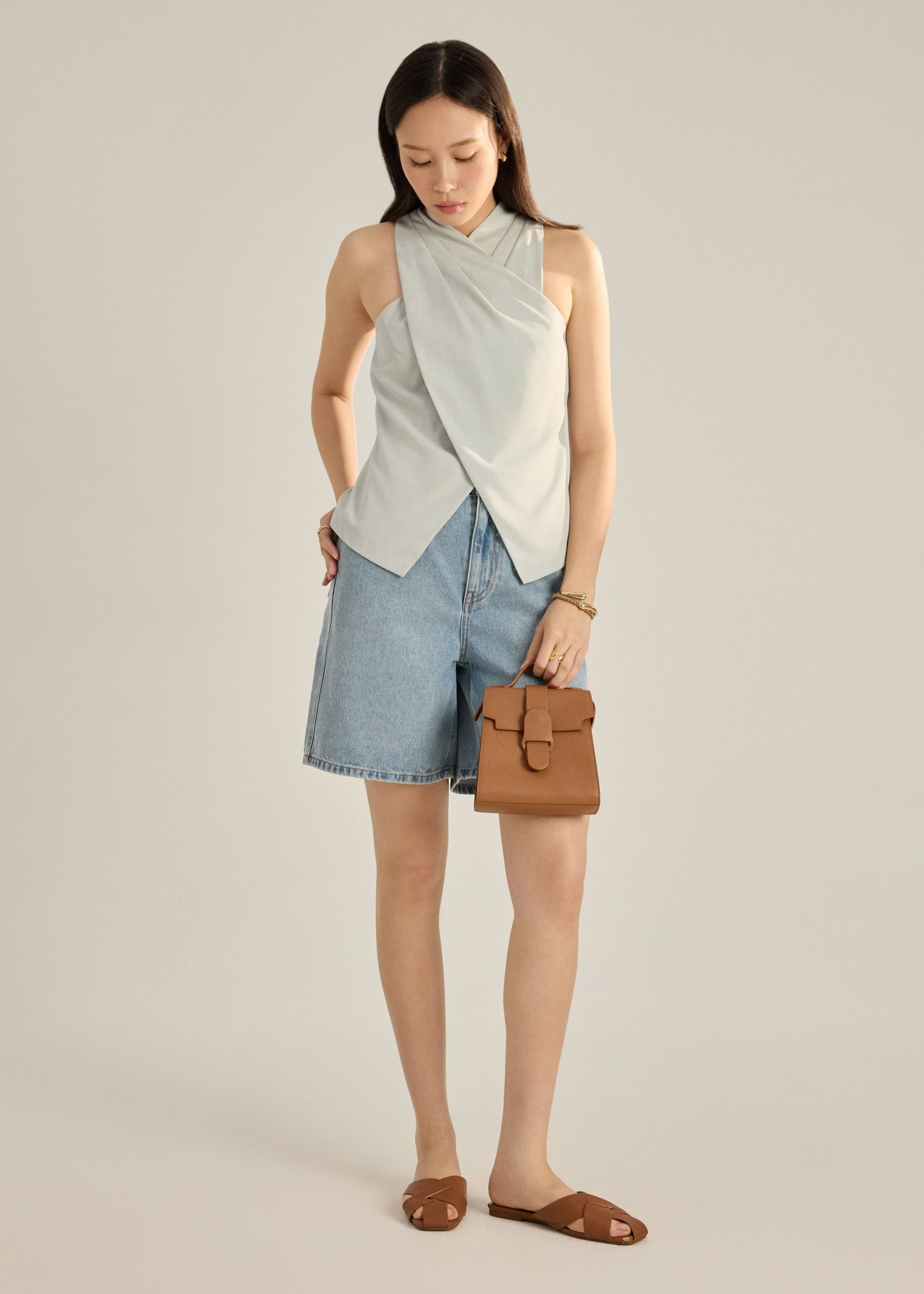 Eva Melange Halter Top - Image 10