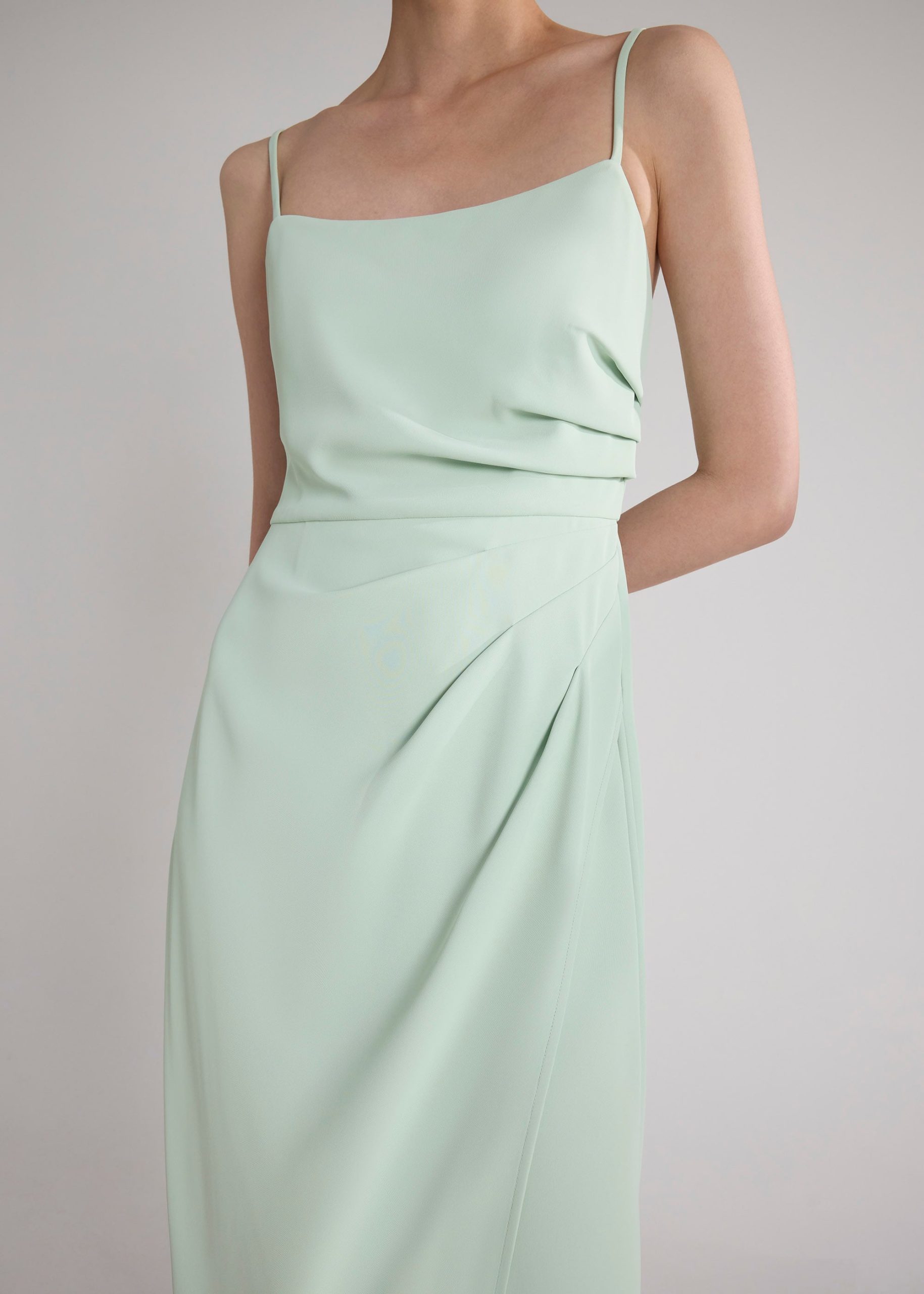 BraFree by LB Crepe Side Pleat Dress - Image 5