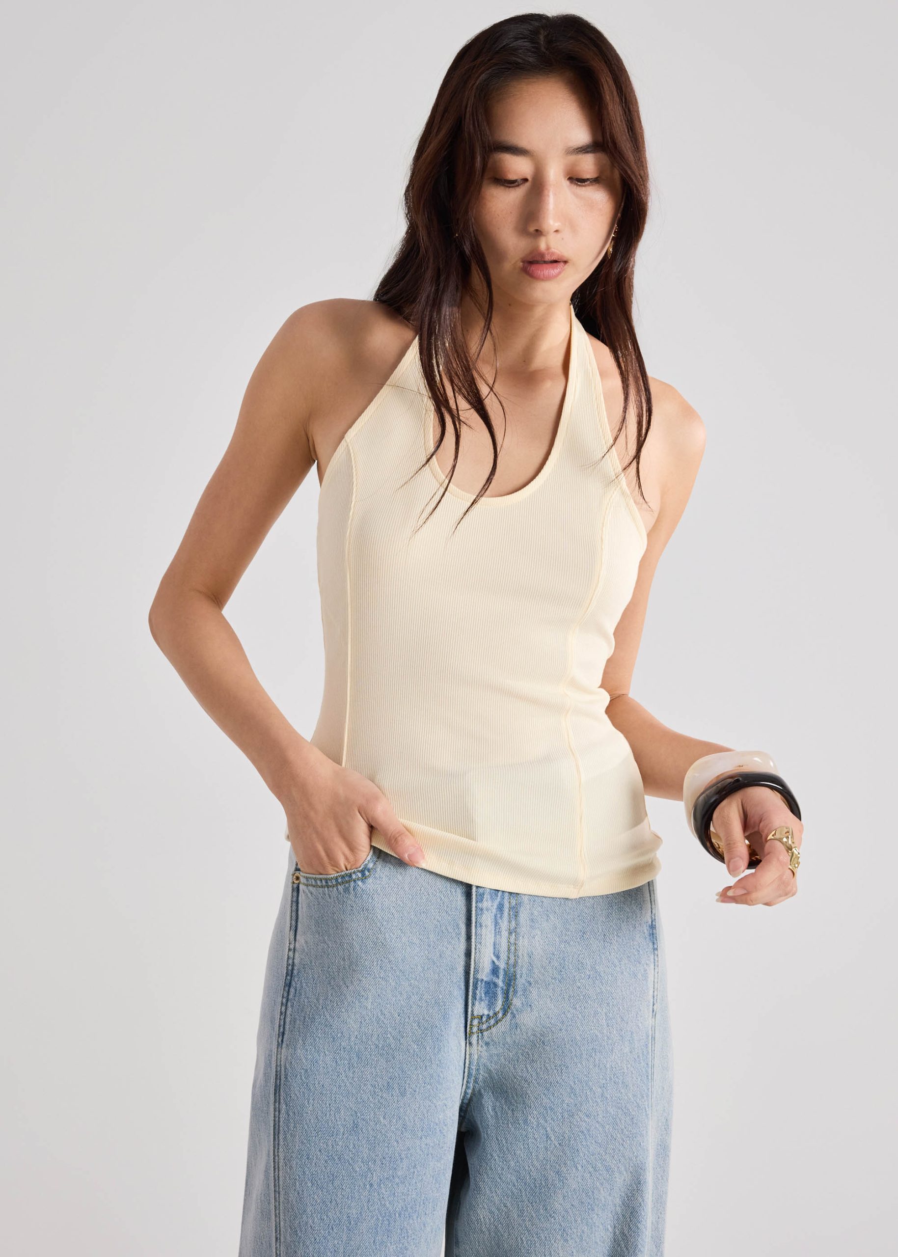 Halter Fitted Top - Image 23