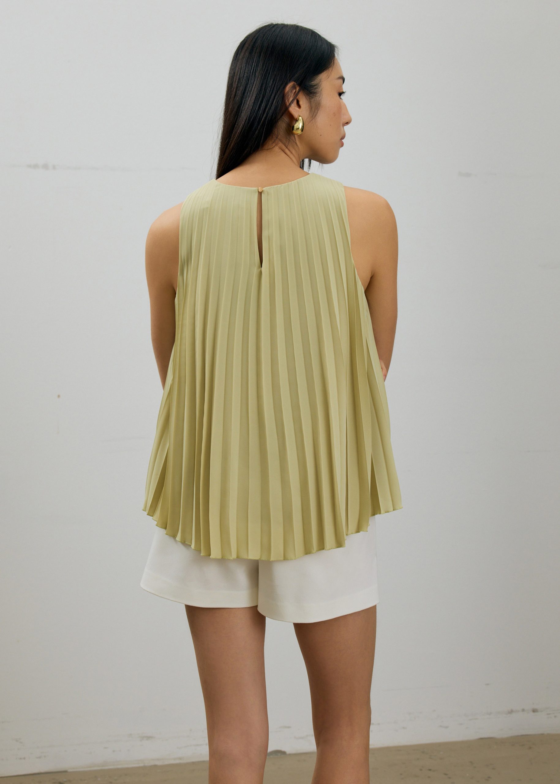 Wei Sunray Pleated Trapeze Shell Top - Image 23
