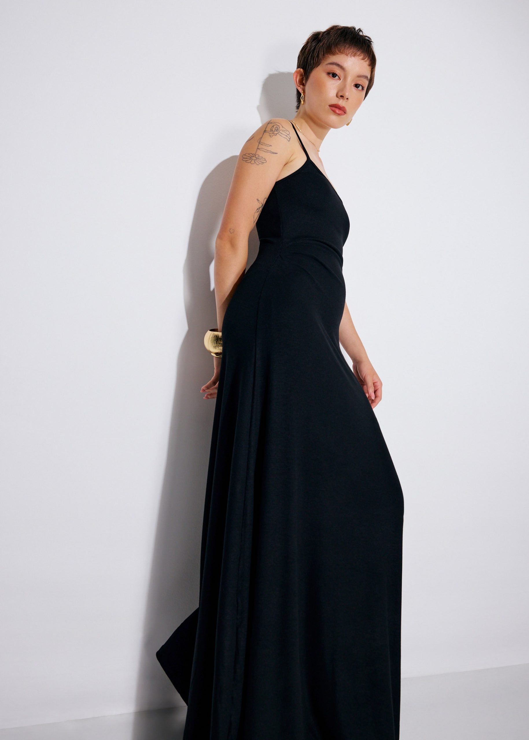 BraFree by LB Jersey Scoop Neck Shaper Maxi Dress - Image 4