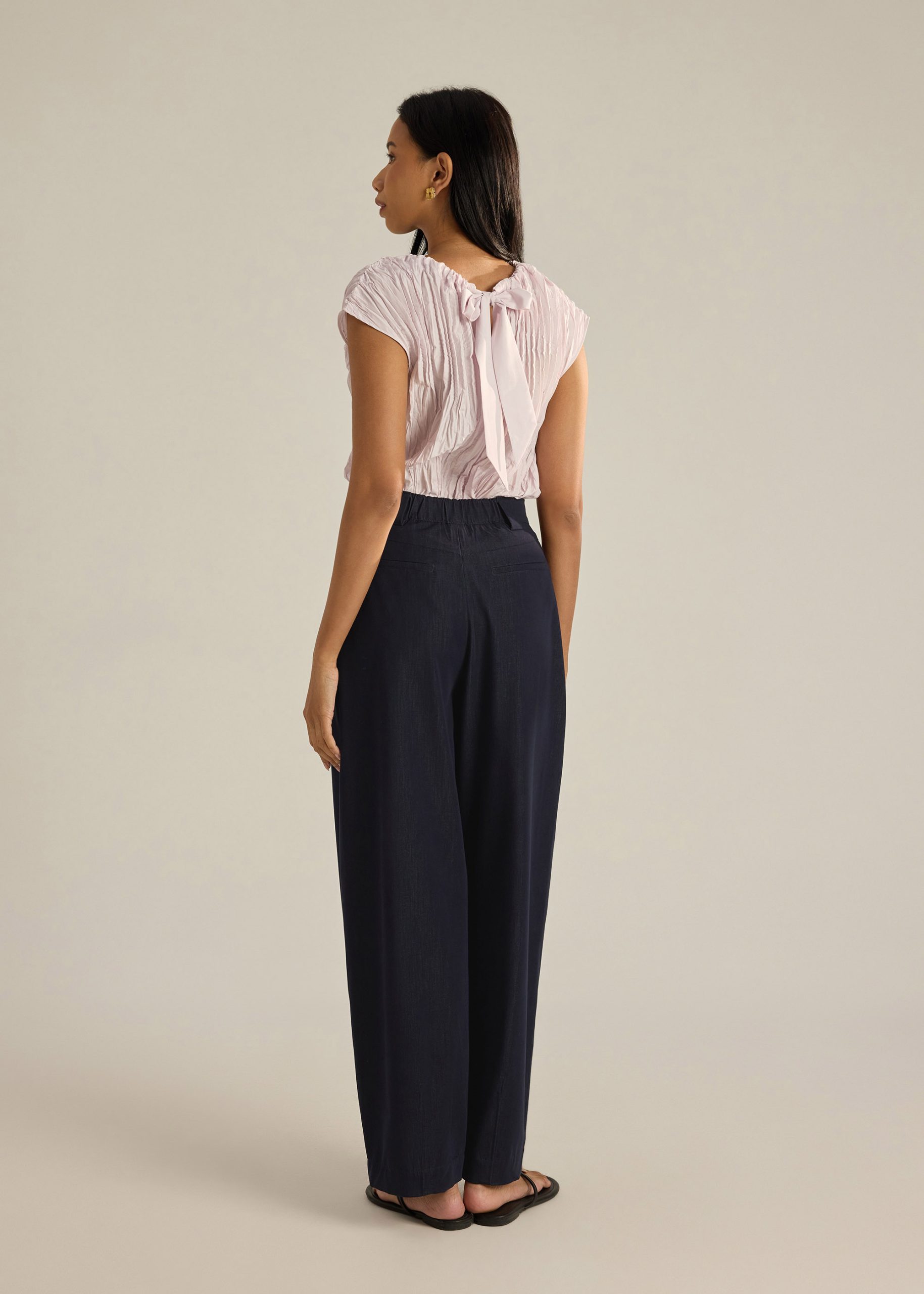 Mischa Chambray Barrel Pants - Image 6