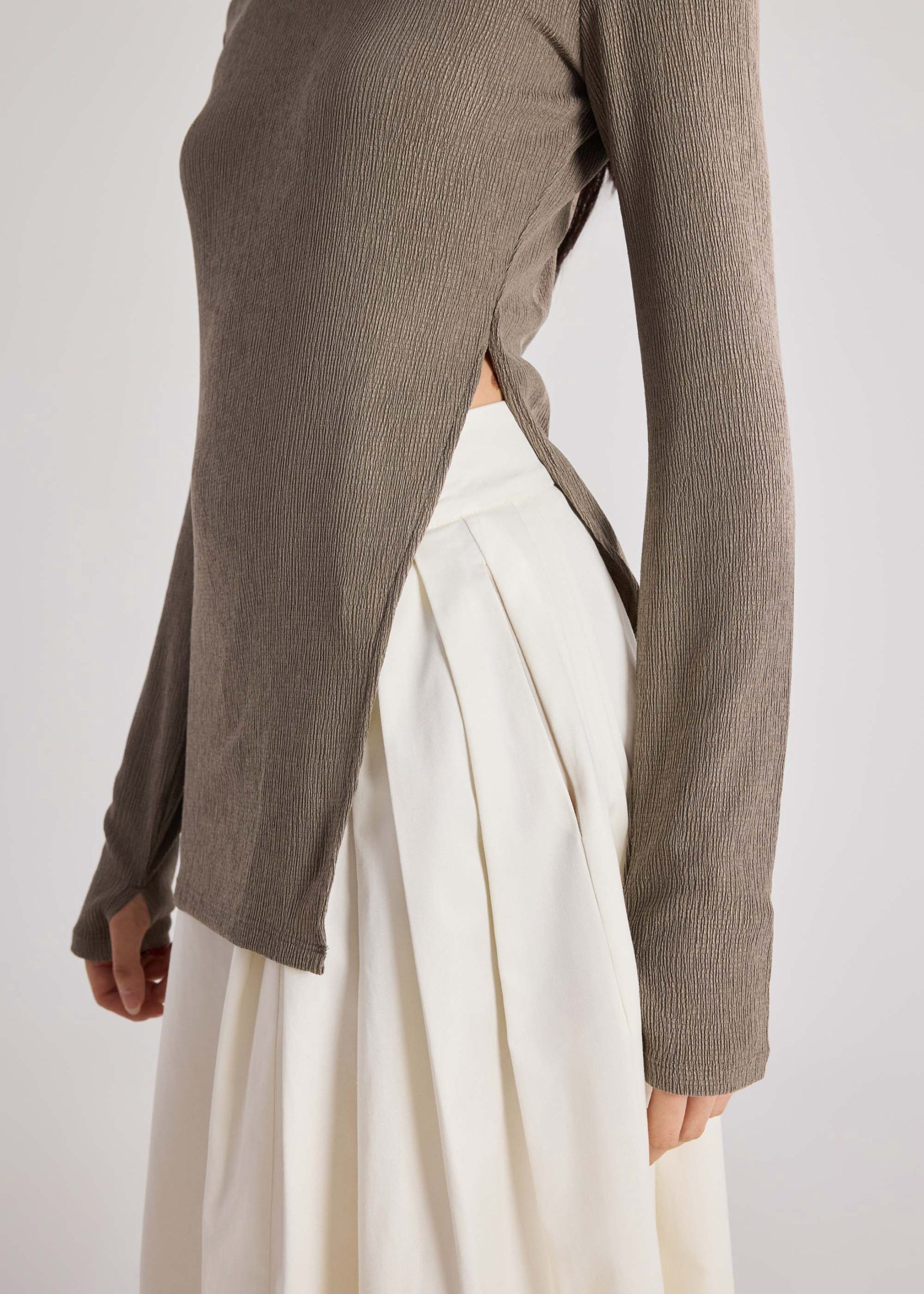 Side Slit Fitted Top - Image 13