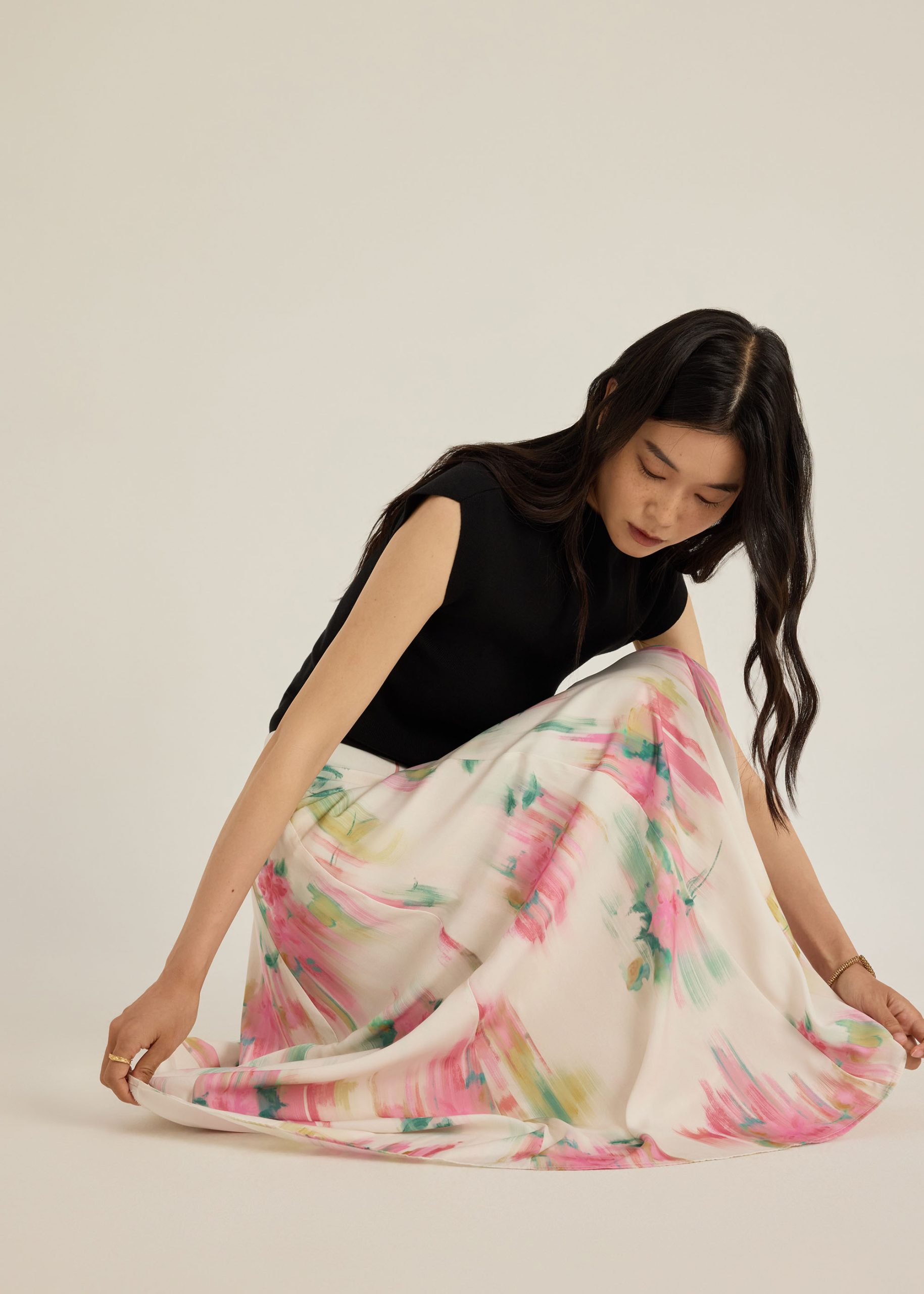 Flare Skirt in Summer Haze - Image 9