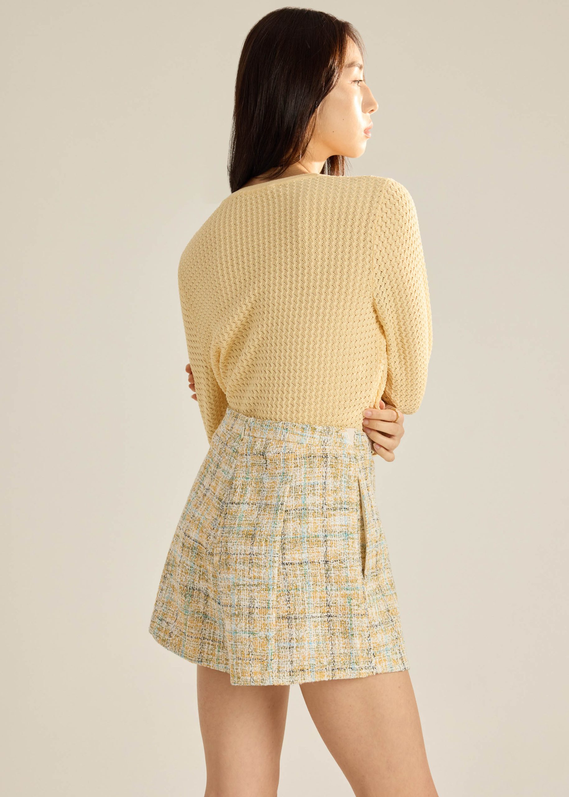 Tweed A-Line Shorts - Image 6