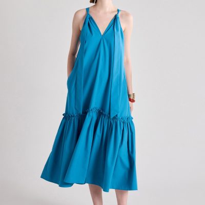V-neck Trapeze Dress