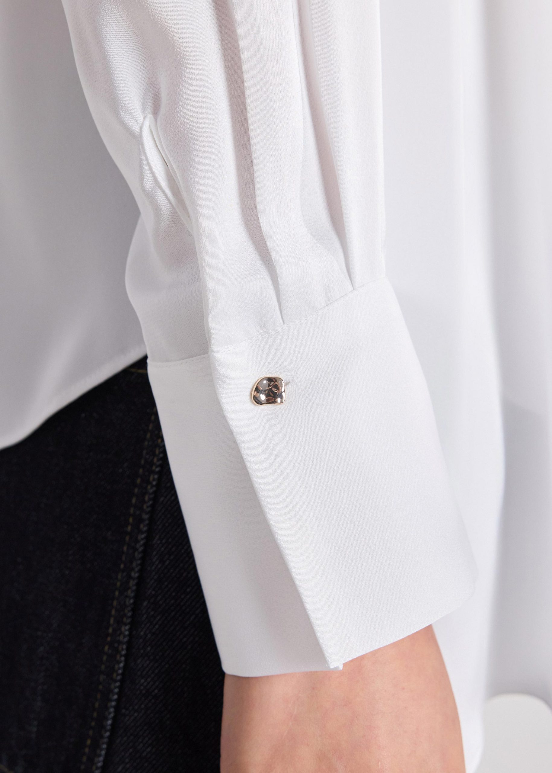 RuchedReady® Multi-way Satin Shirt - Image 8