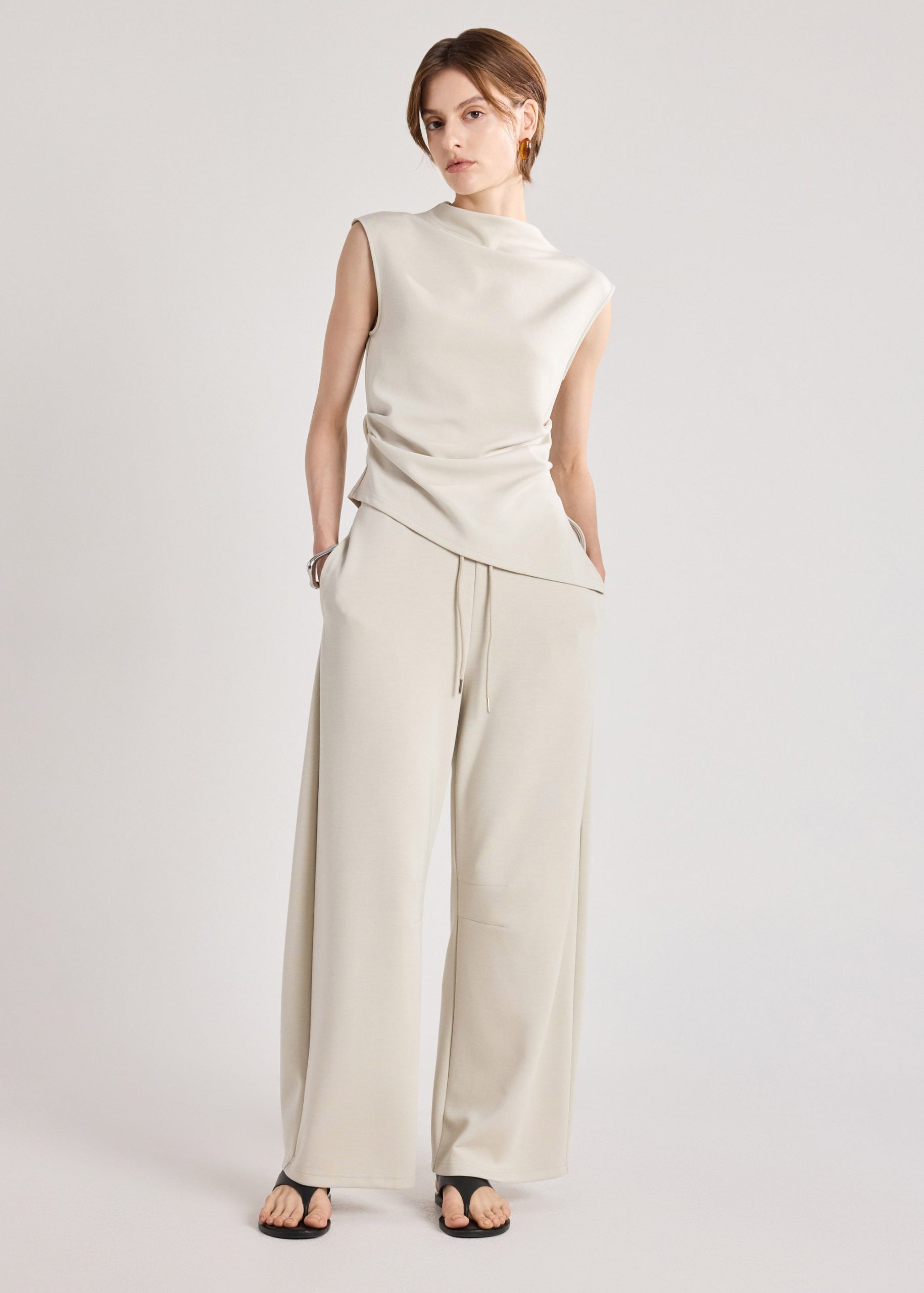 Neoprene Mock Neck Top - Image 9