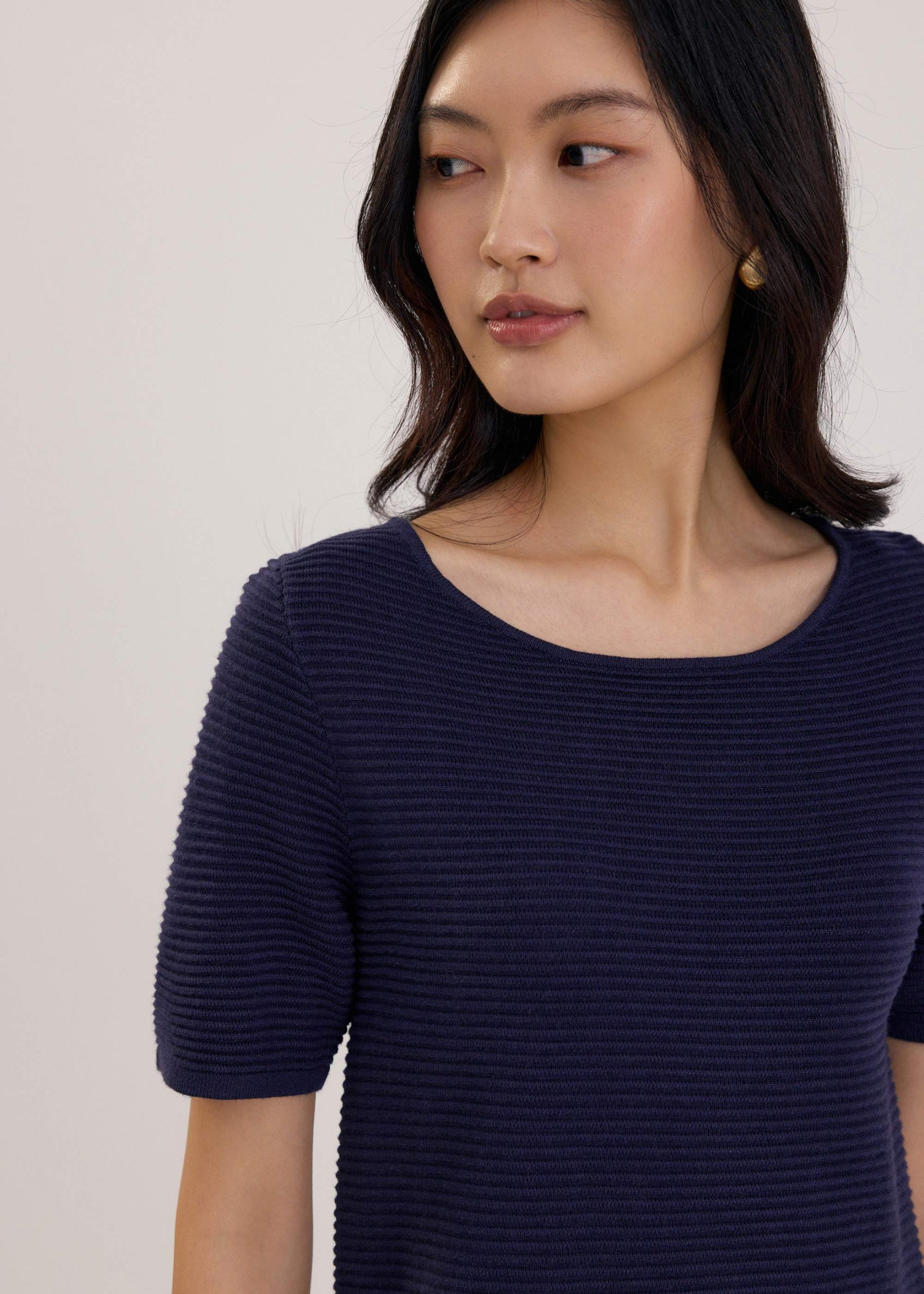 Scoop Neck Shift Mini Dress - Image 7