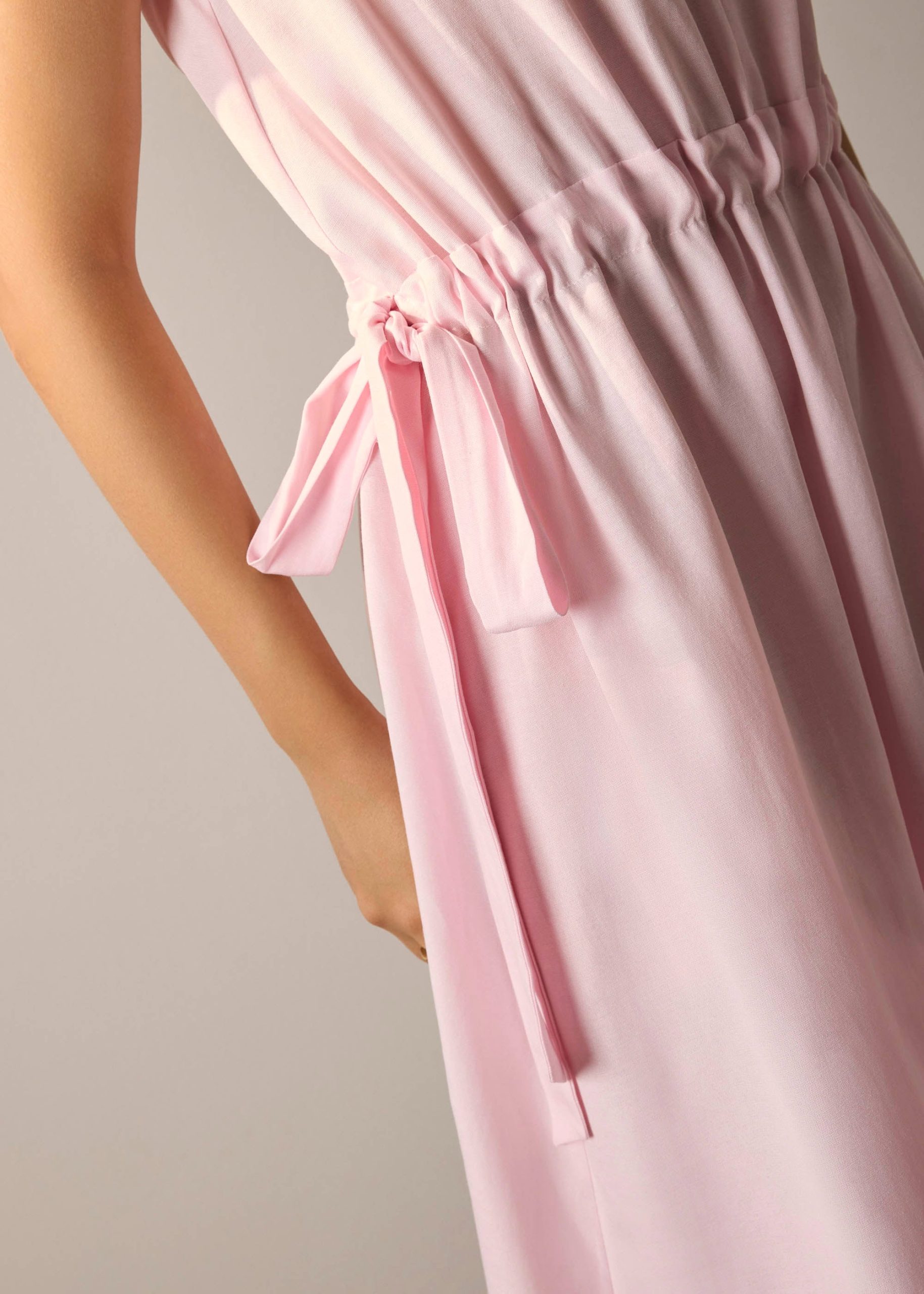 Fit & Flare Dress With Sash Tie - Image 11