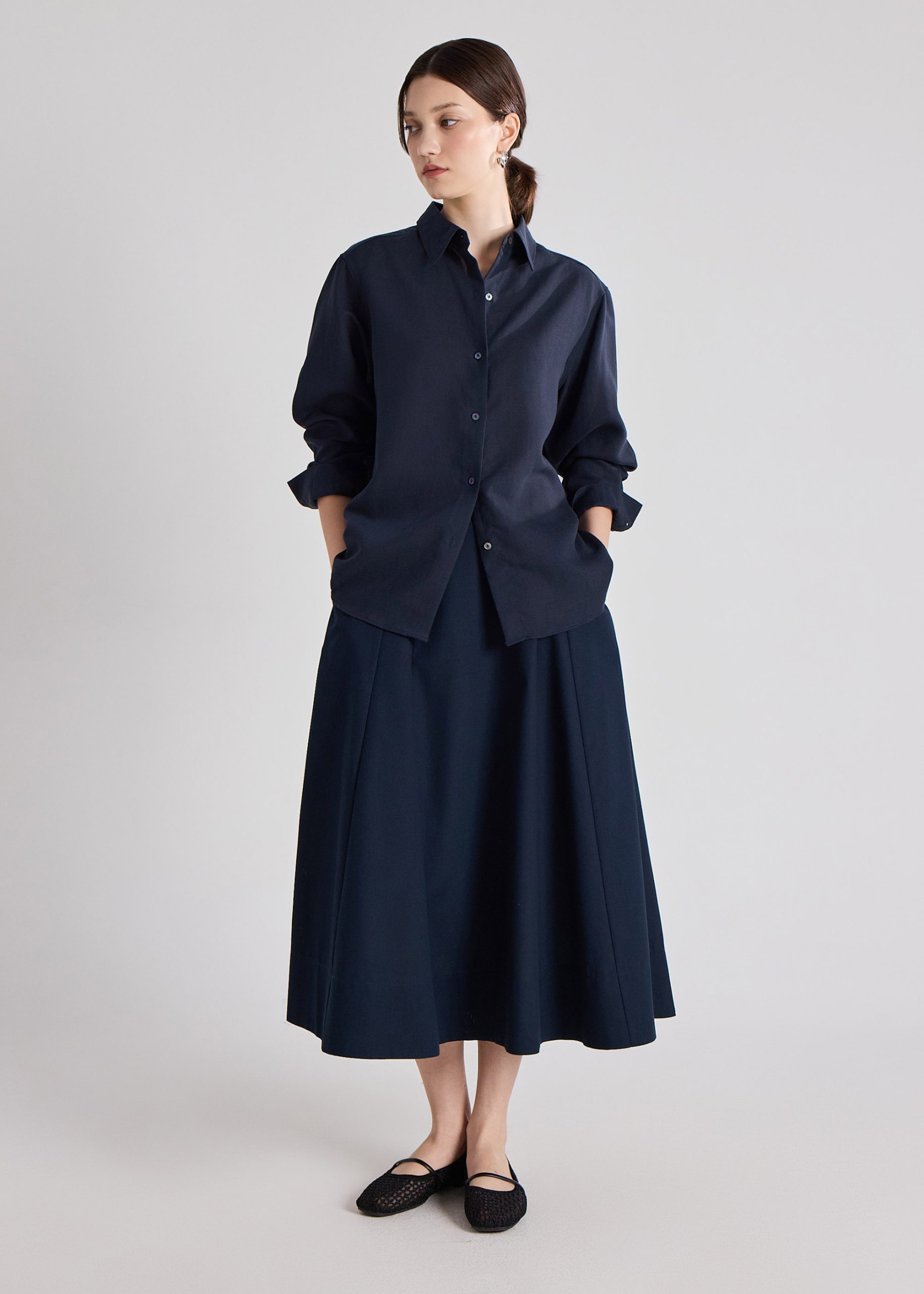 Sandra Flare Midaxi Skirt - Image 15