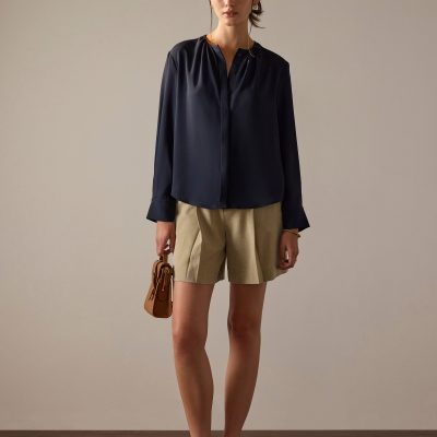 Kriti RuchedReady® Crepe Satin Blouse