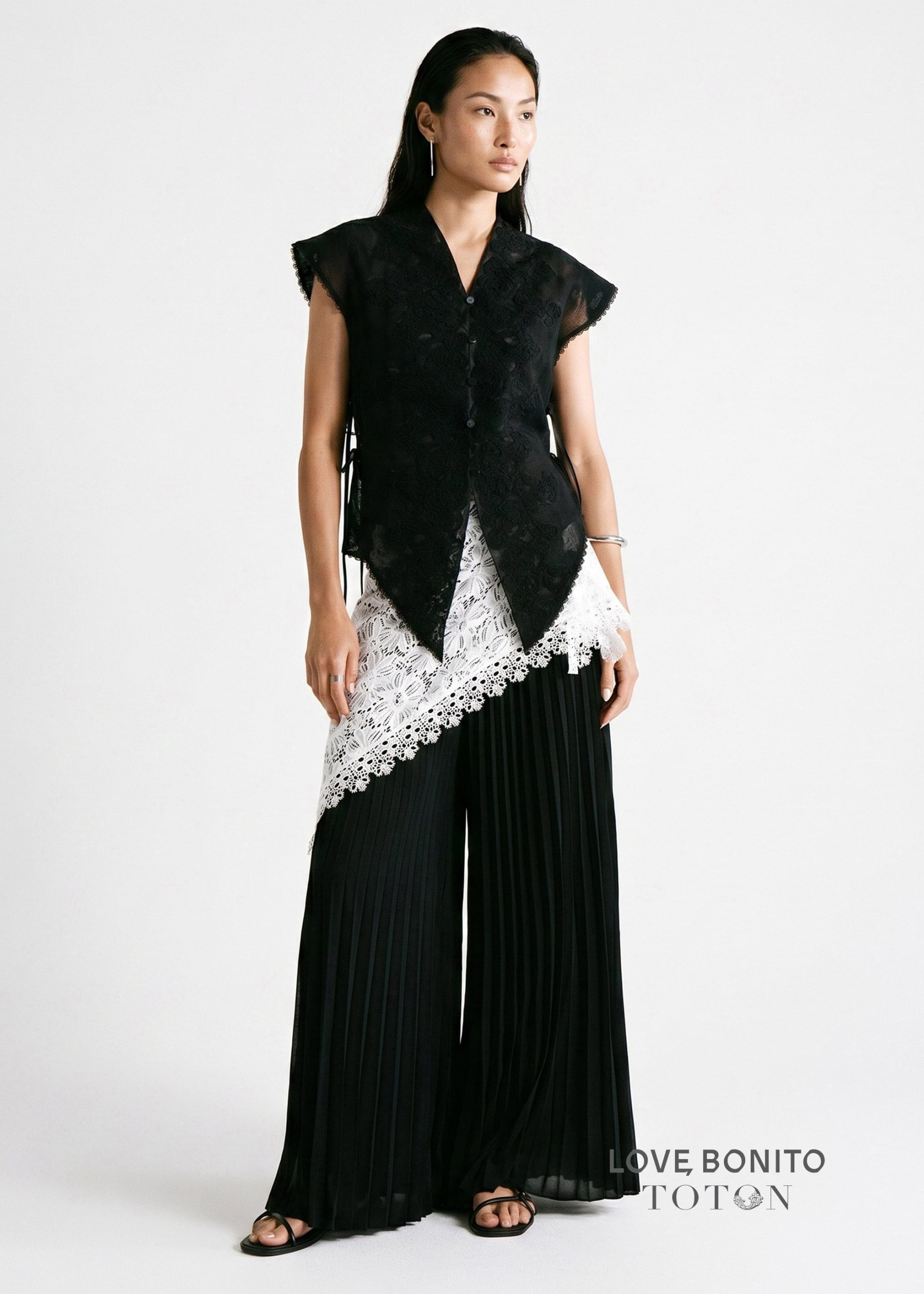Love, Bonito x TOTON Lace Kebaya Vest