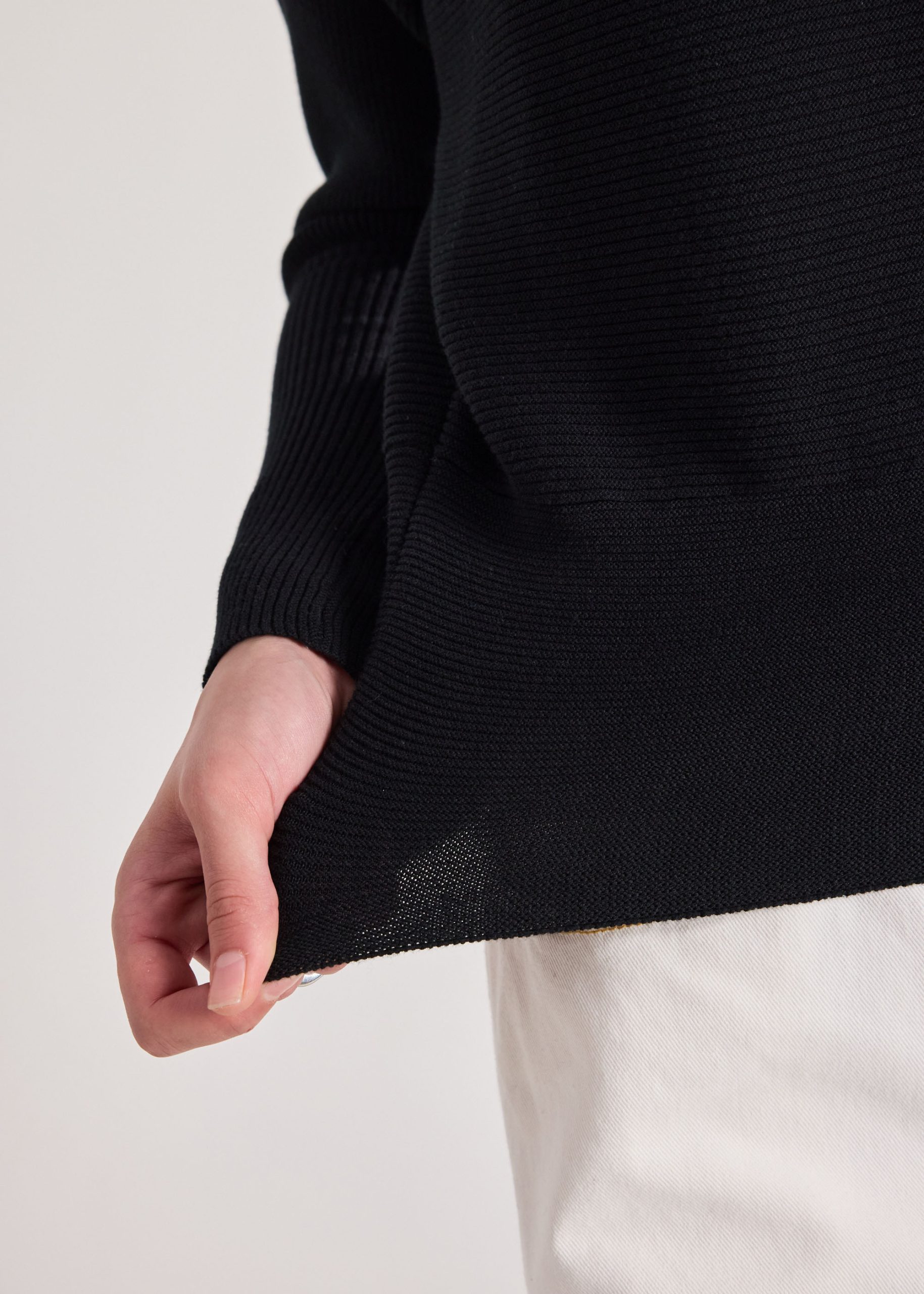 Knit Asymmetric Puff Sleeve Top - Image 28