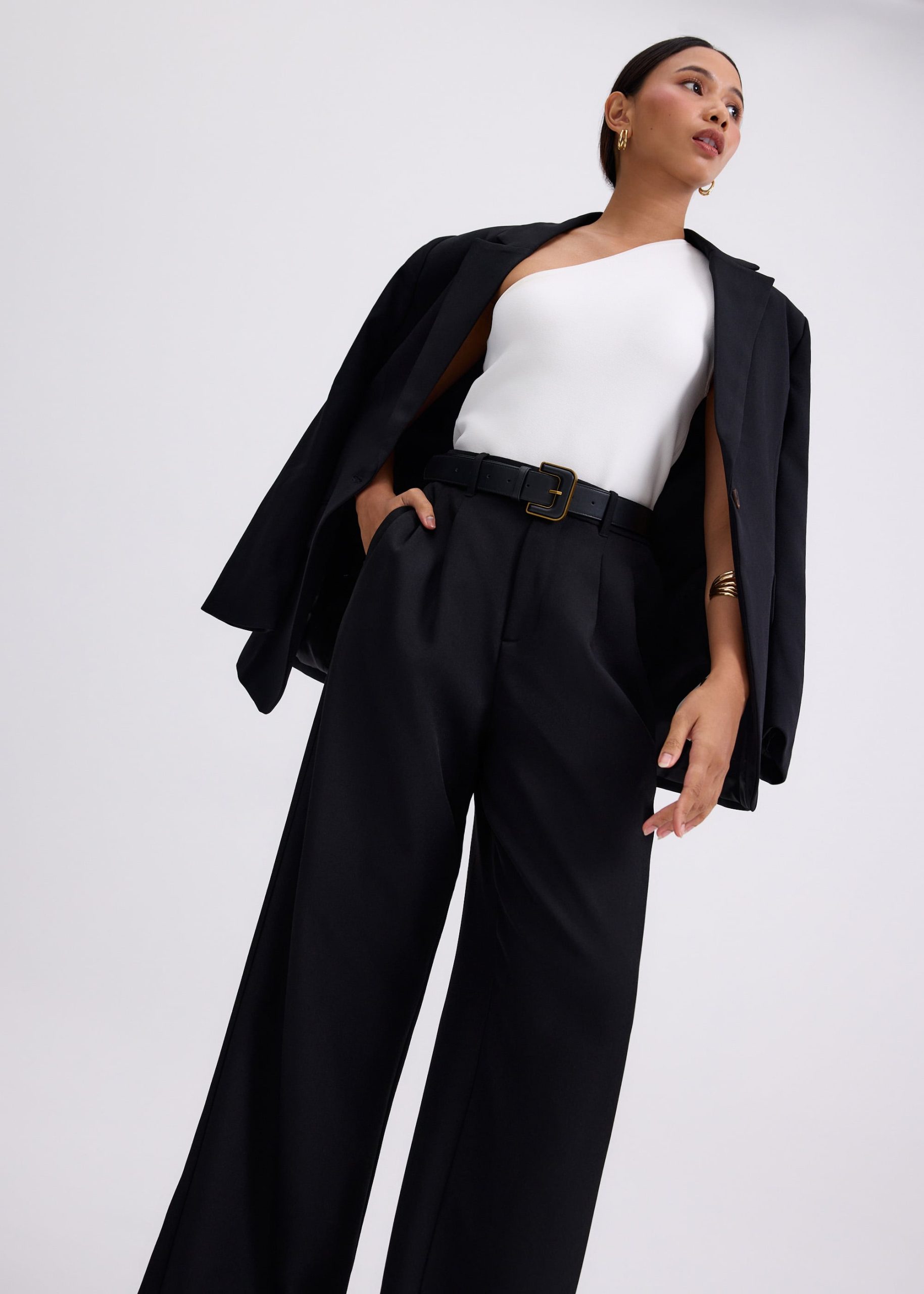 Lana Relaxed Tailored Pants - Image 3