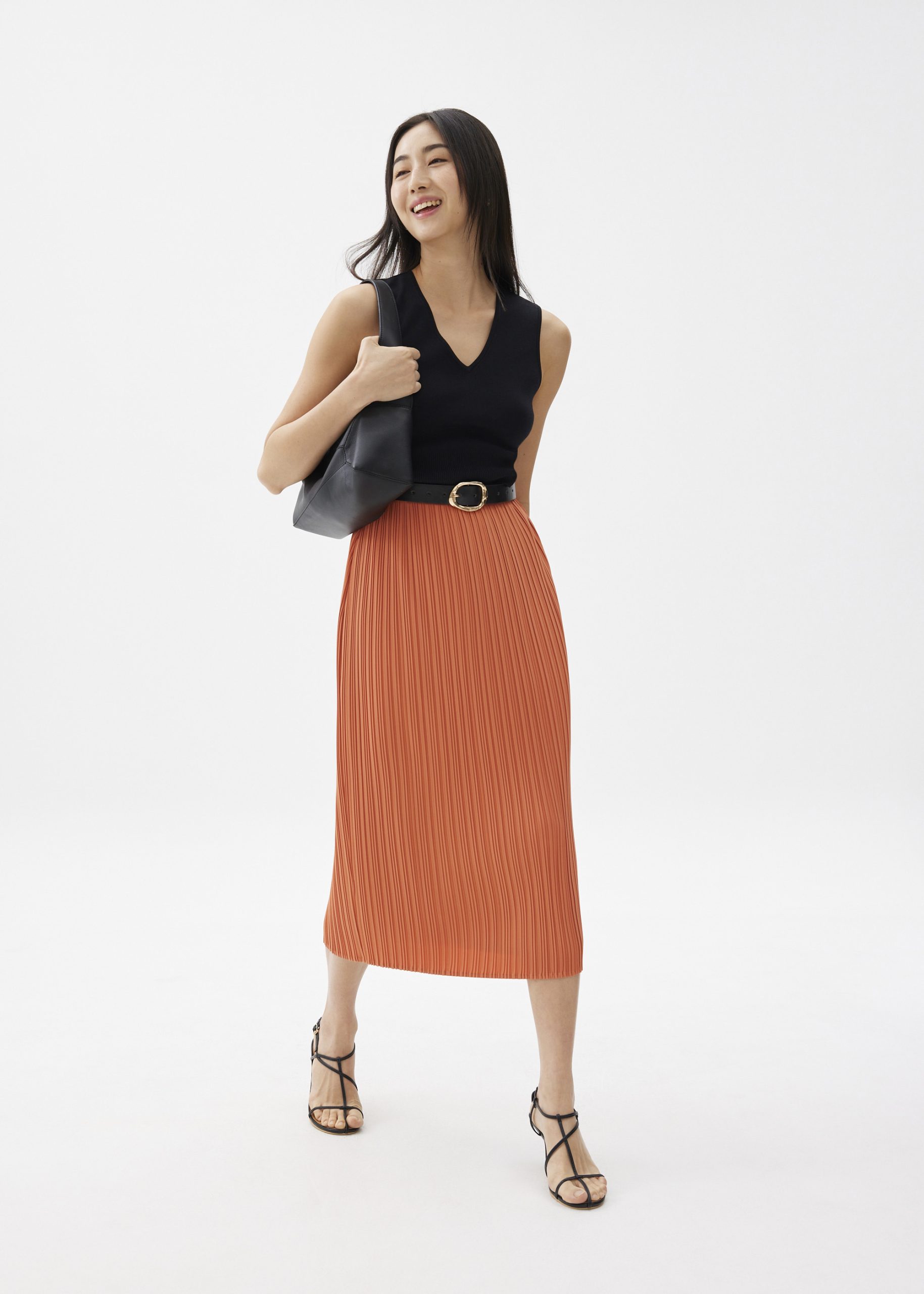 Gym Pleated Column Midi Skirt - Image 30