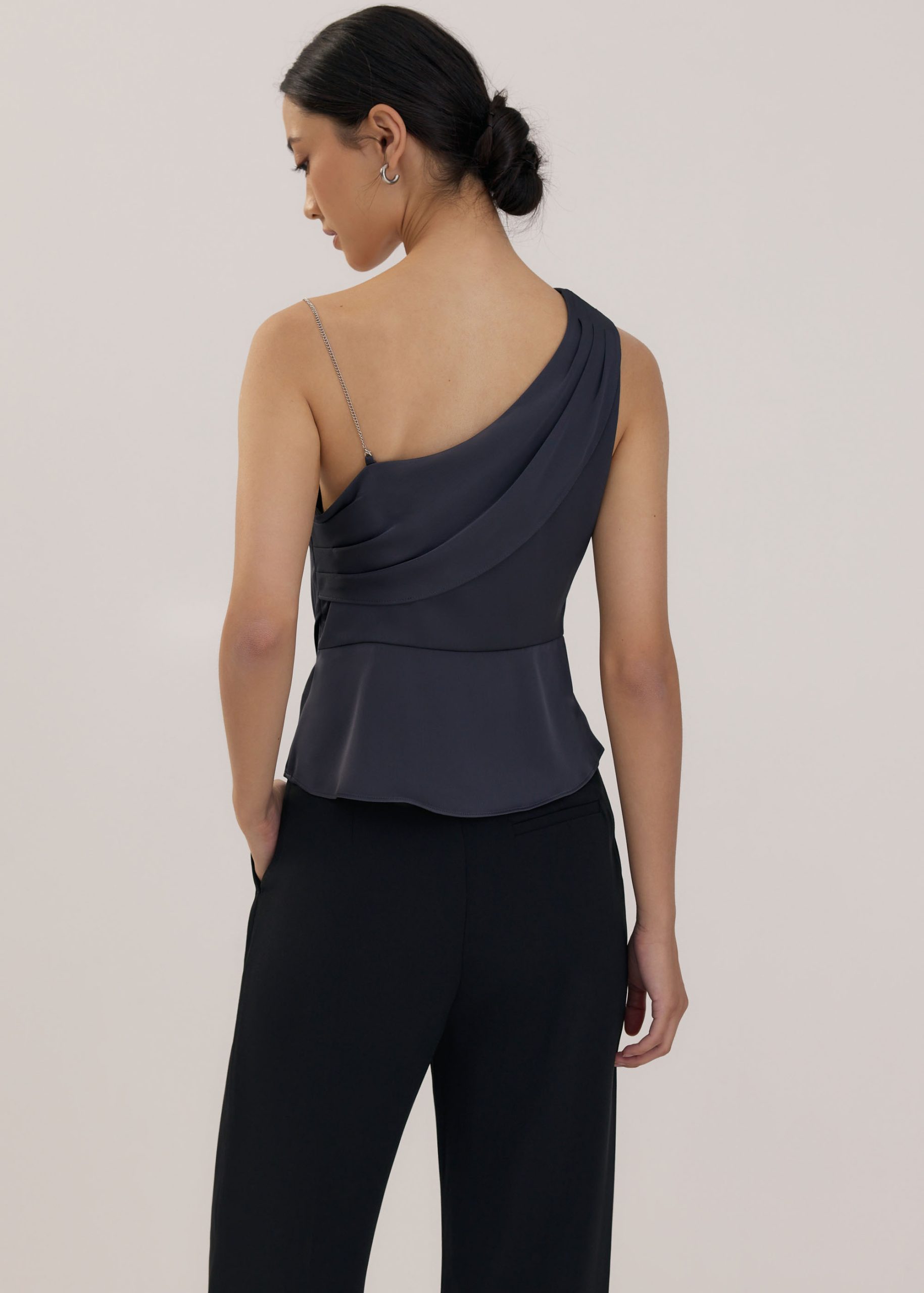 Asymmetric Satin Top - Image 11