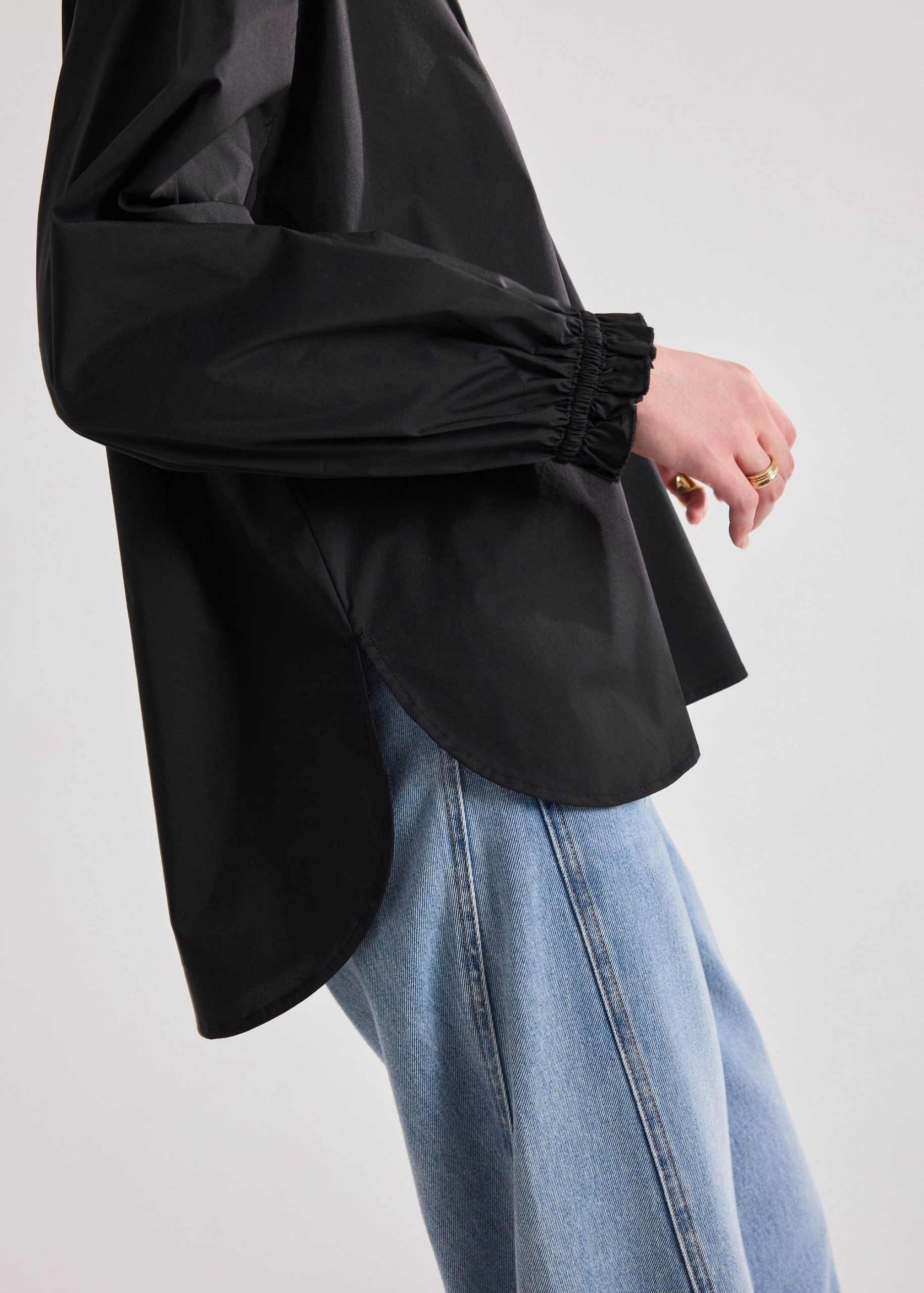 Oversized Puff Sleeve Shirt - Image 8