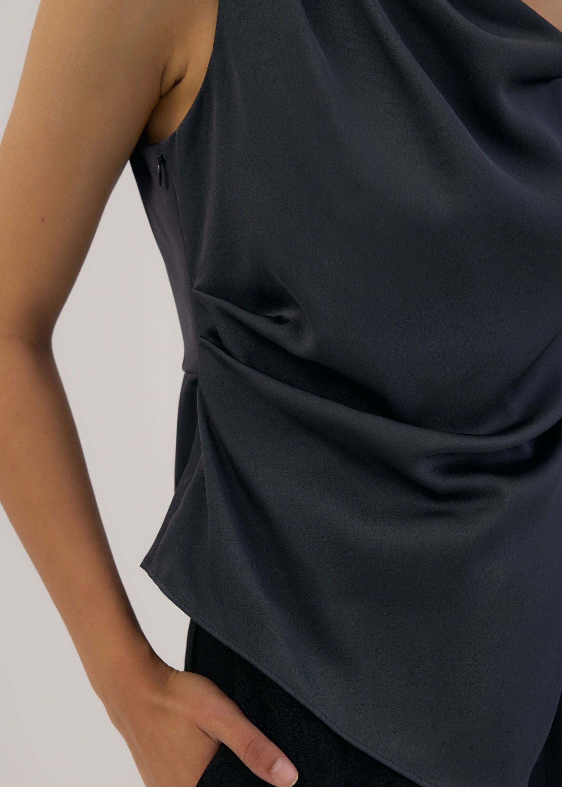 Asymmetric Satin Top - Image 10