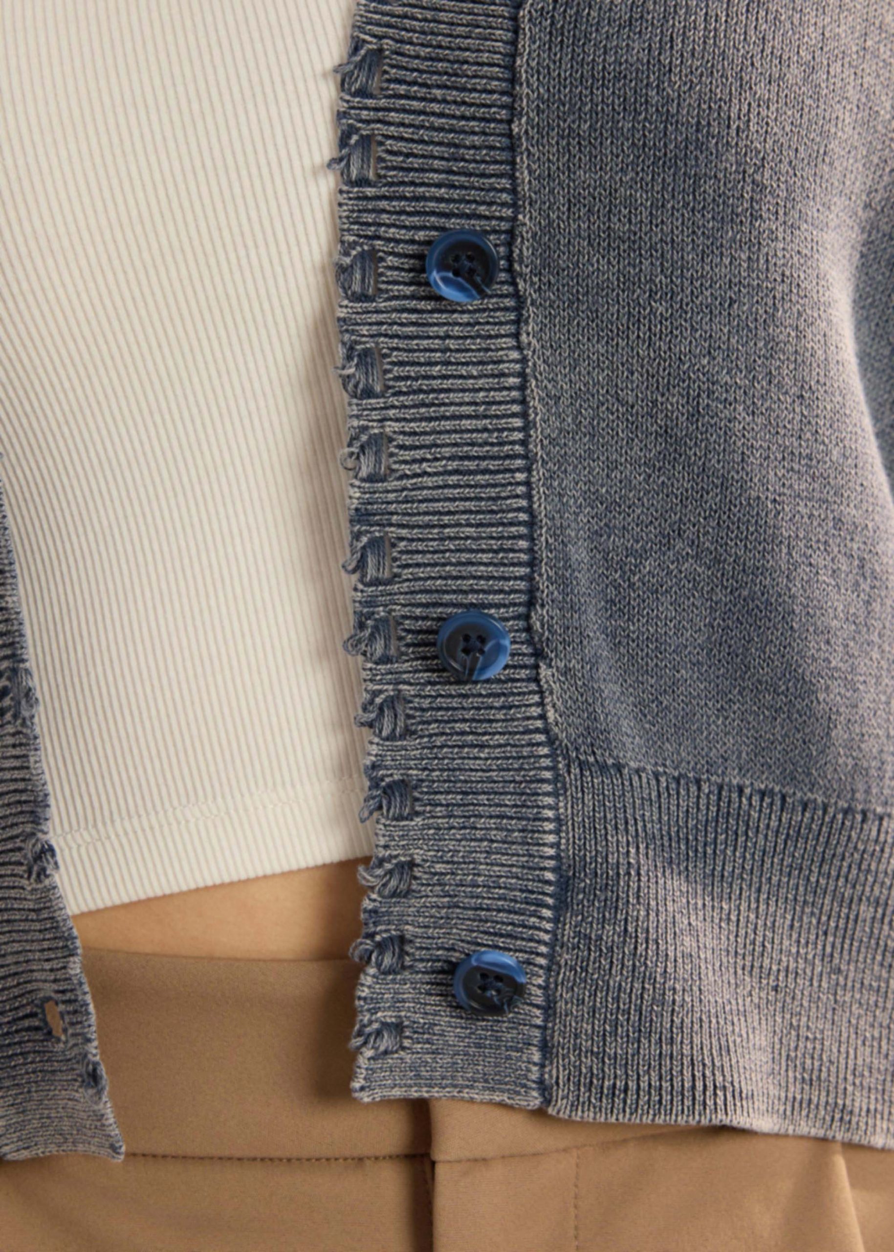 Distressed Knit Cardigan - Image 2