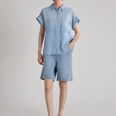 Winnie Lyocell Chambray Relaxed Shirt