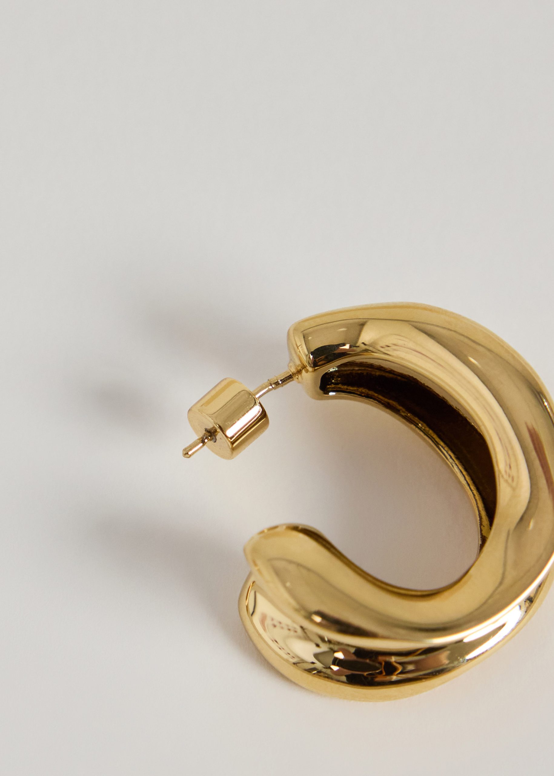 Chunky Hoop Earrings - Image 3