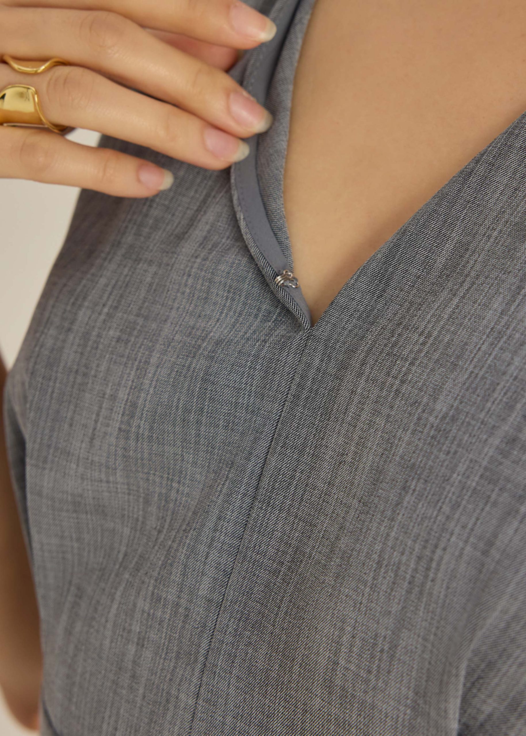 Alicia Melange Peplum Top - Image 16