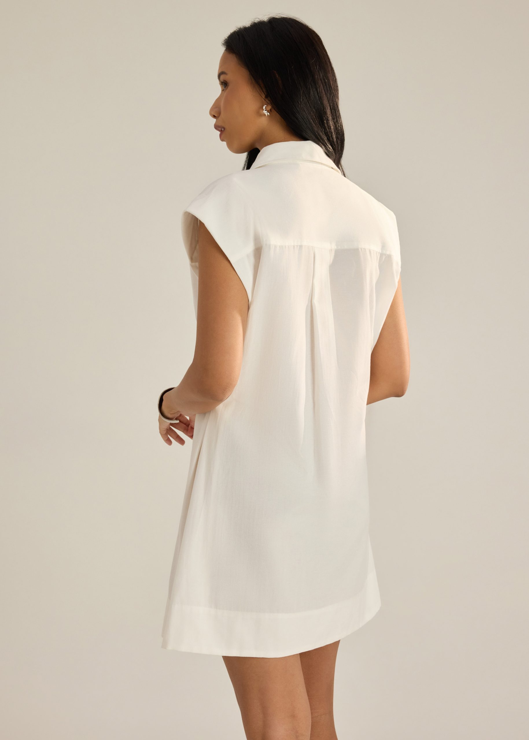 Button Down Mini Dress - Image 5