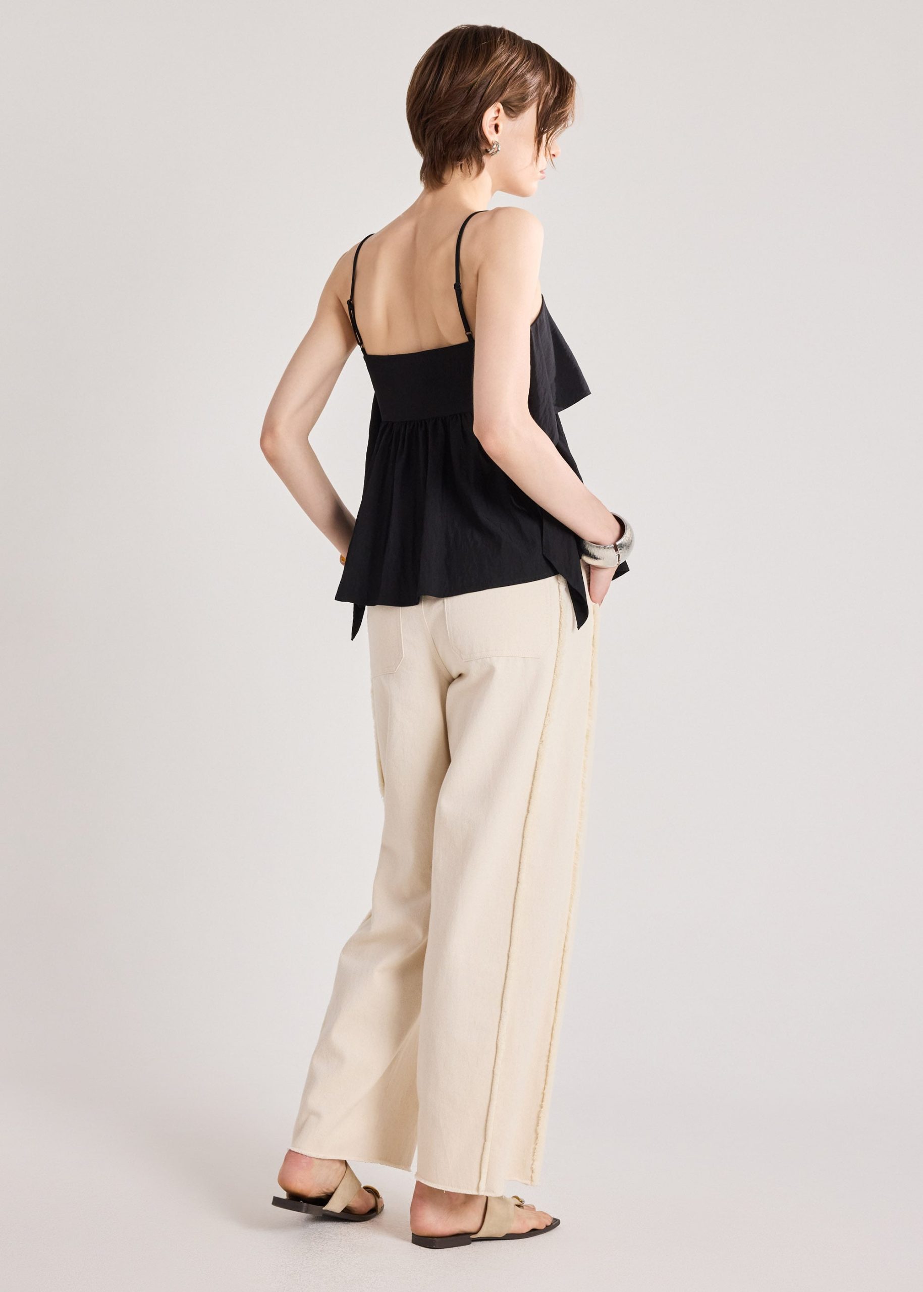Ruffle Overlay Camisole - Image 4