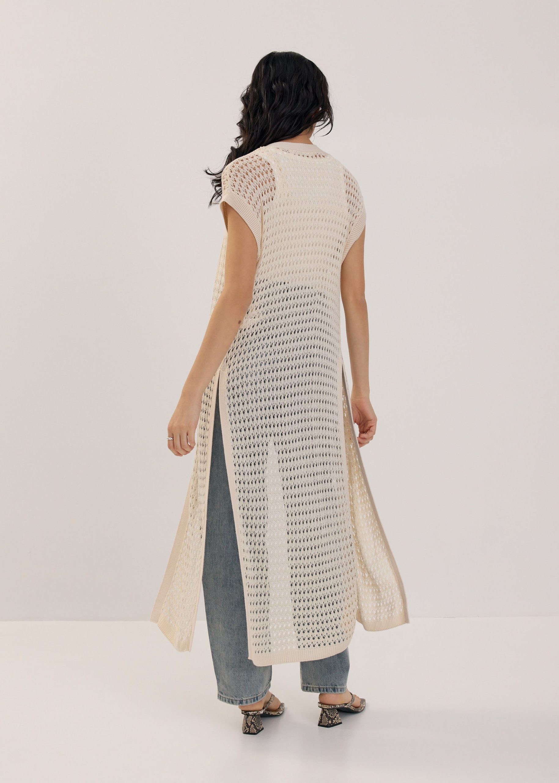 Openwork Knit Multi-way Midaxi Dress - Image 7