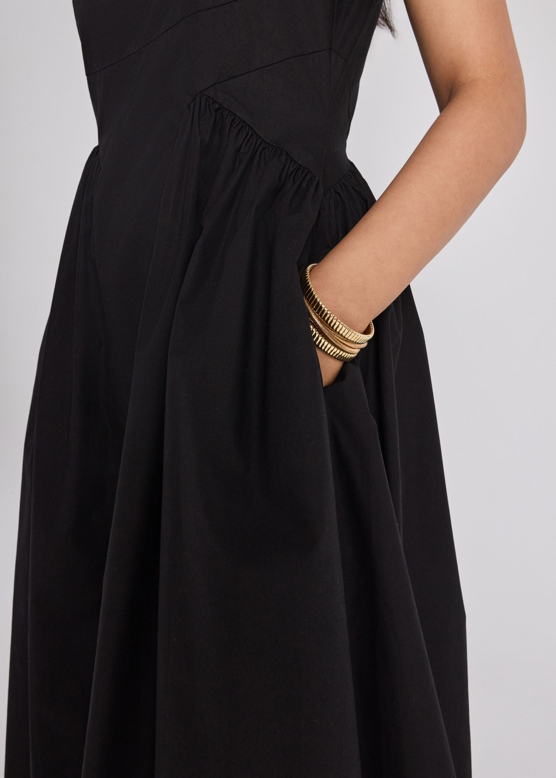 Cotton Fit & Flare Dress - Image 7