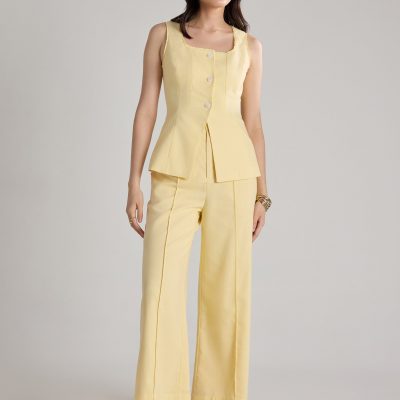 Lace Trim Fitted Top