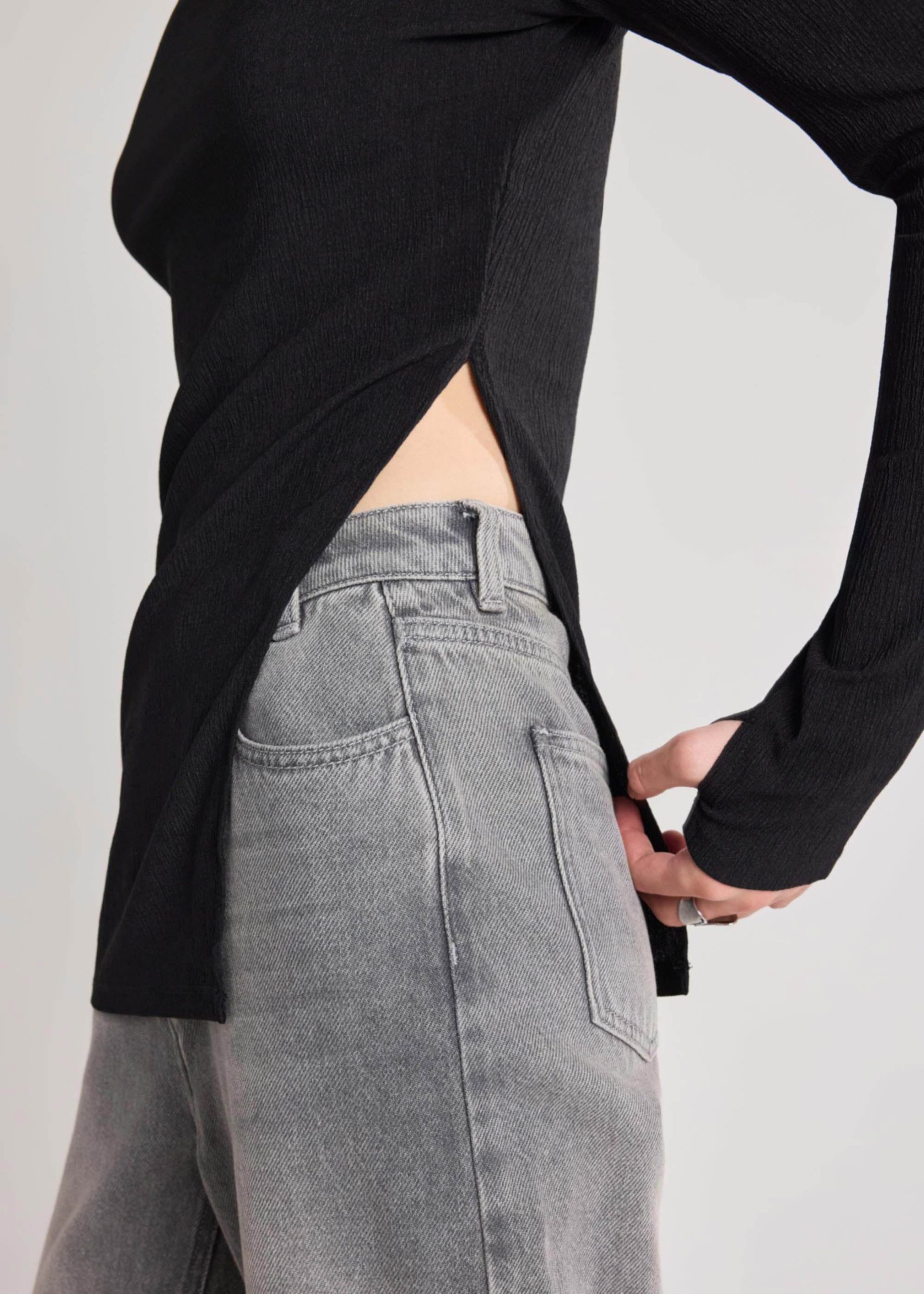 Side Slit Fitted Top - Image 6