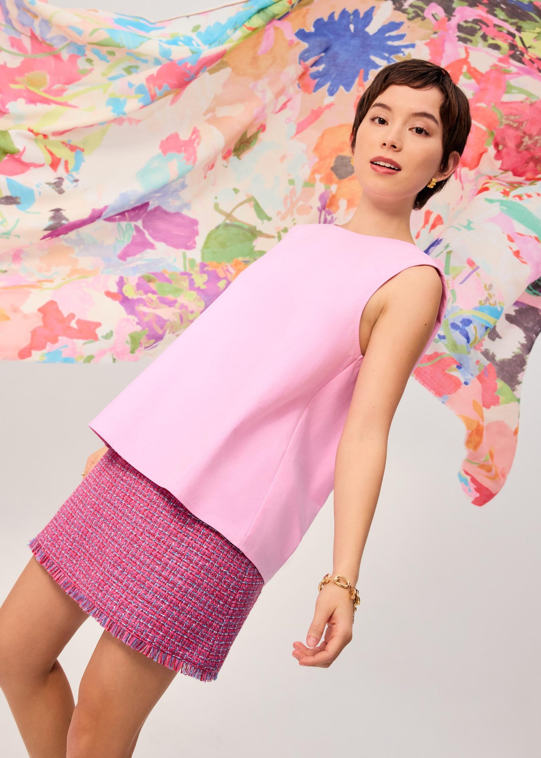 Reversible Relaxed Cotton Knot Shell Top - Image 7