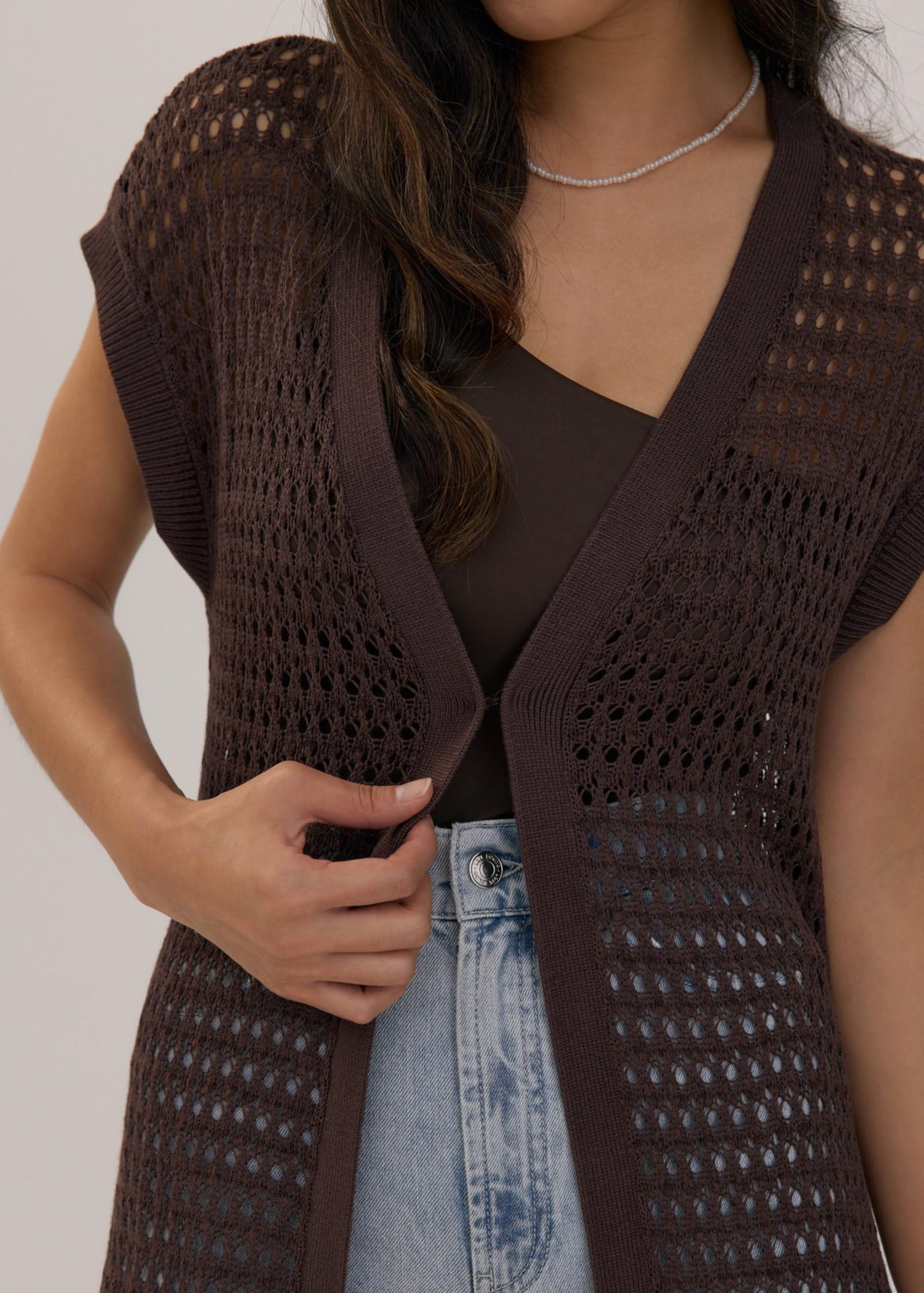 Openwork Knit Multi-way Midaxi Dress - Image 11