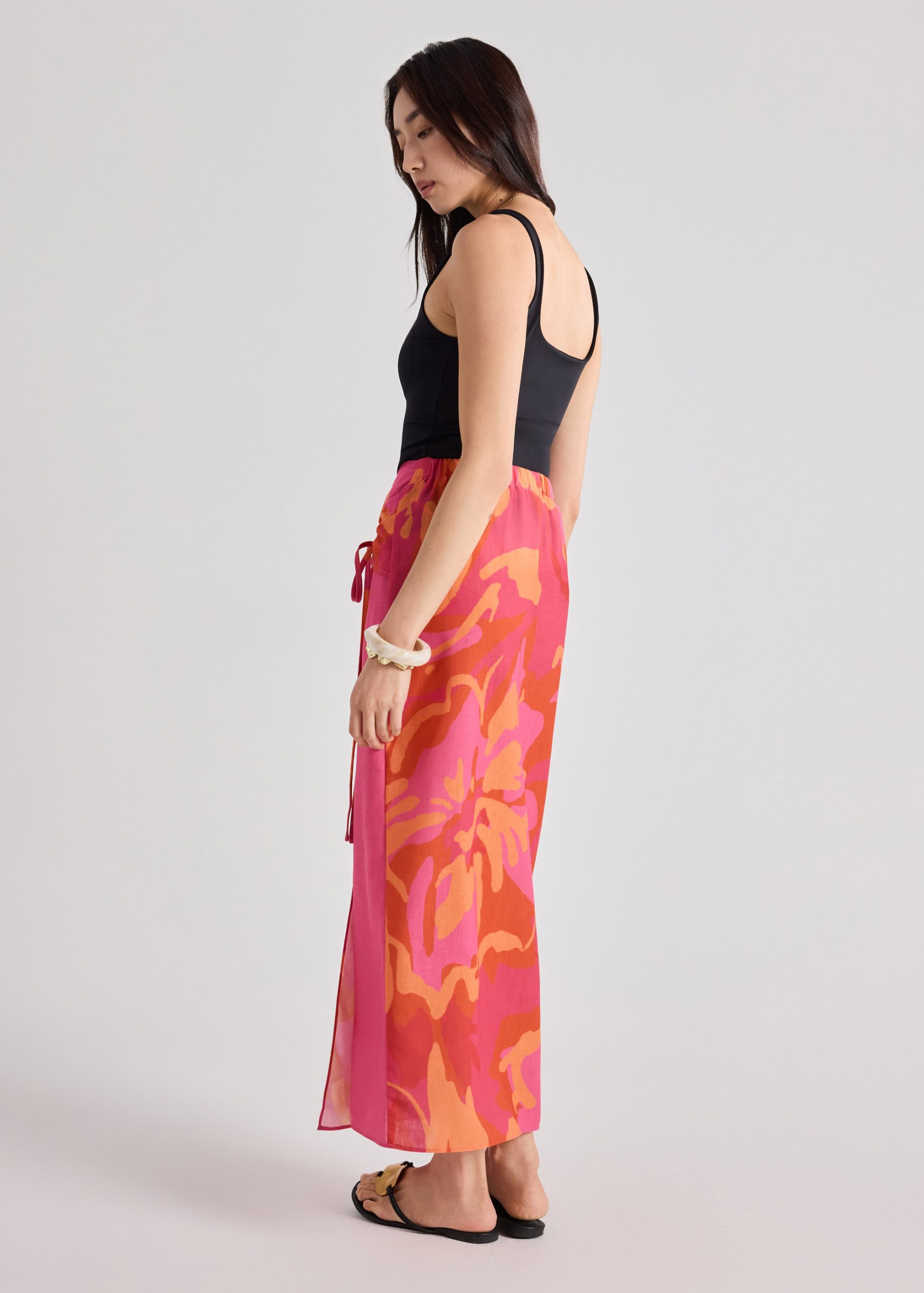 Printed Column Skirt - Image 3