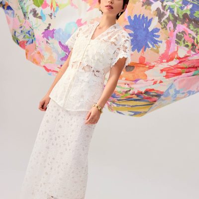 Floral Lace Kebaya Top