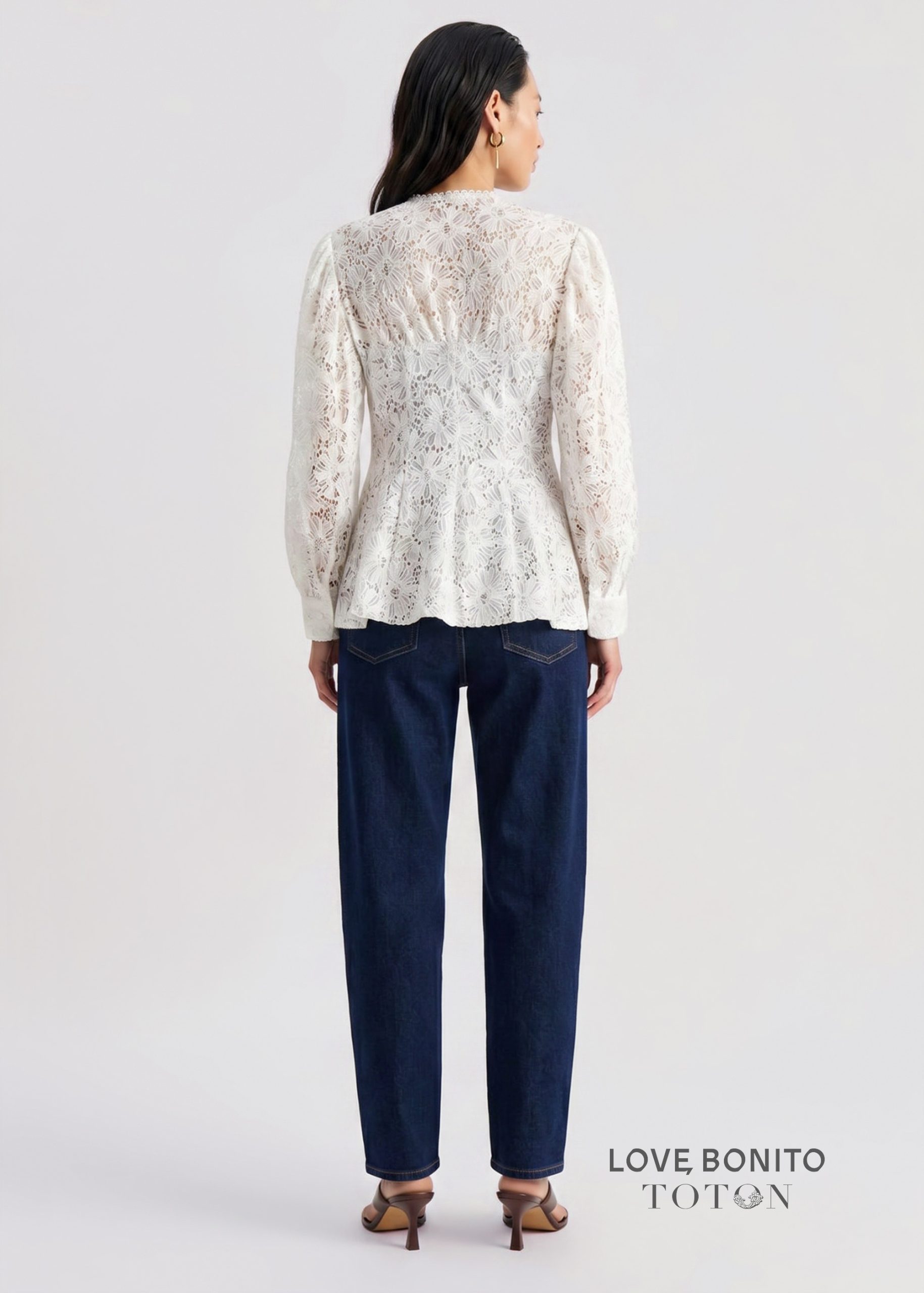 Love, Bonito x TOTON RuchedReady® Lace Kebaya Top - Image 10